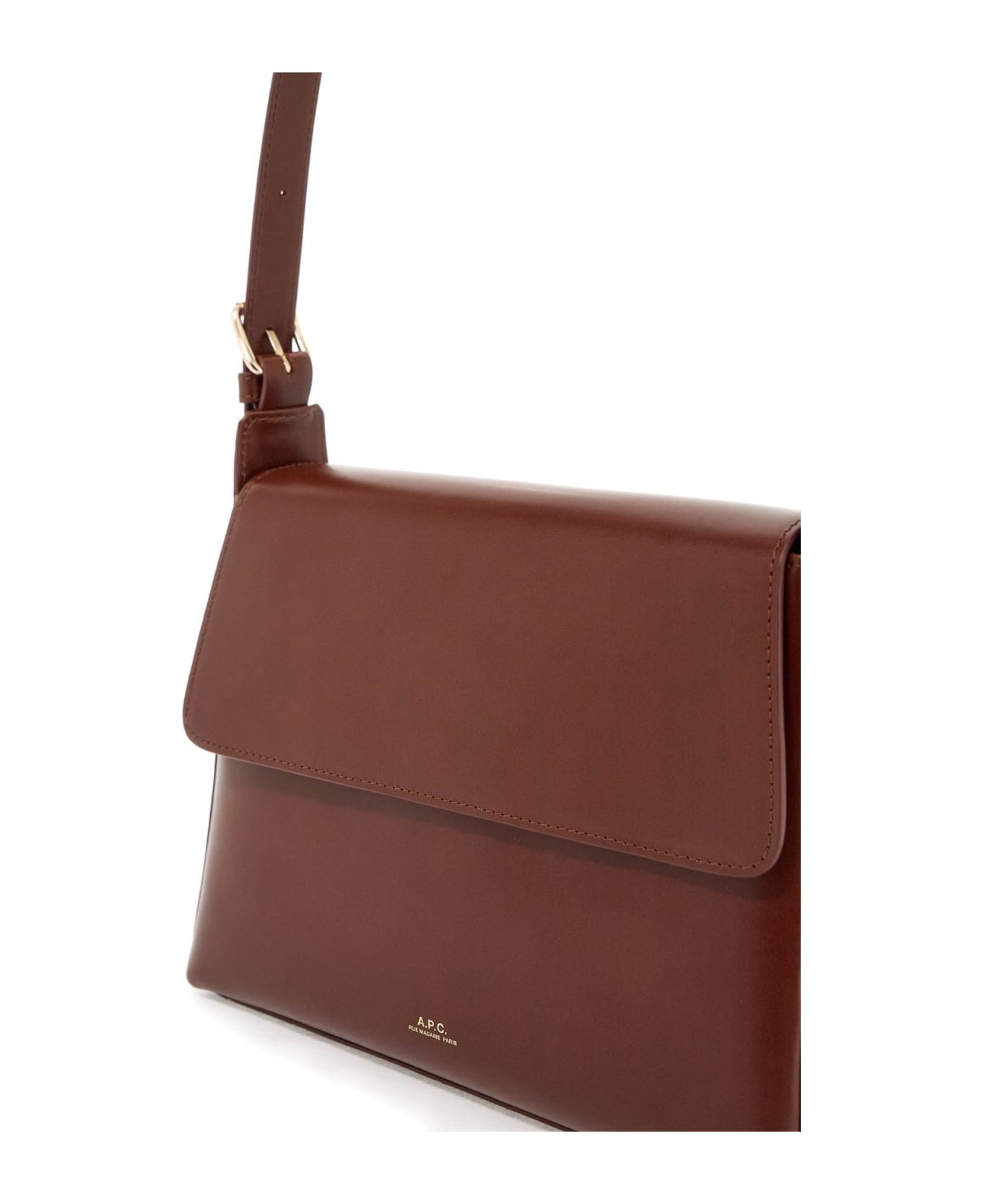 A.P.C. Virginie Baguette Bag - NOISETTE (Brown)