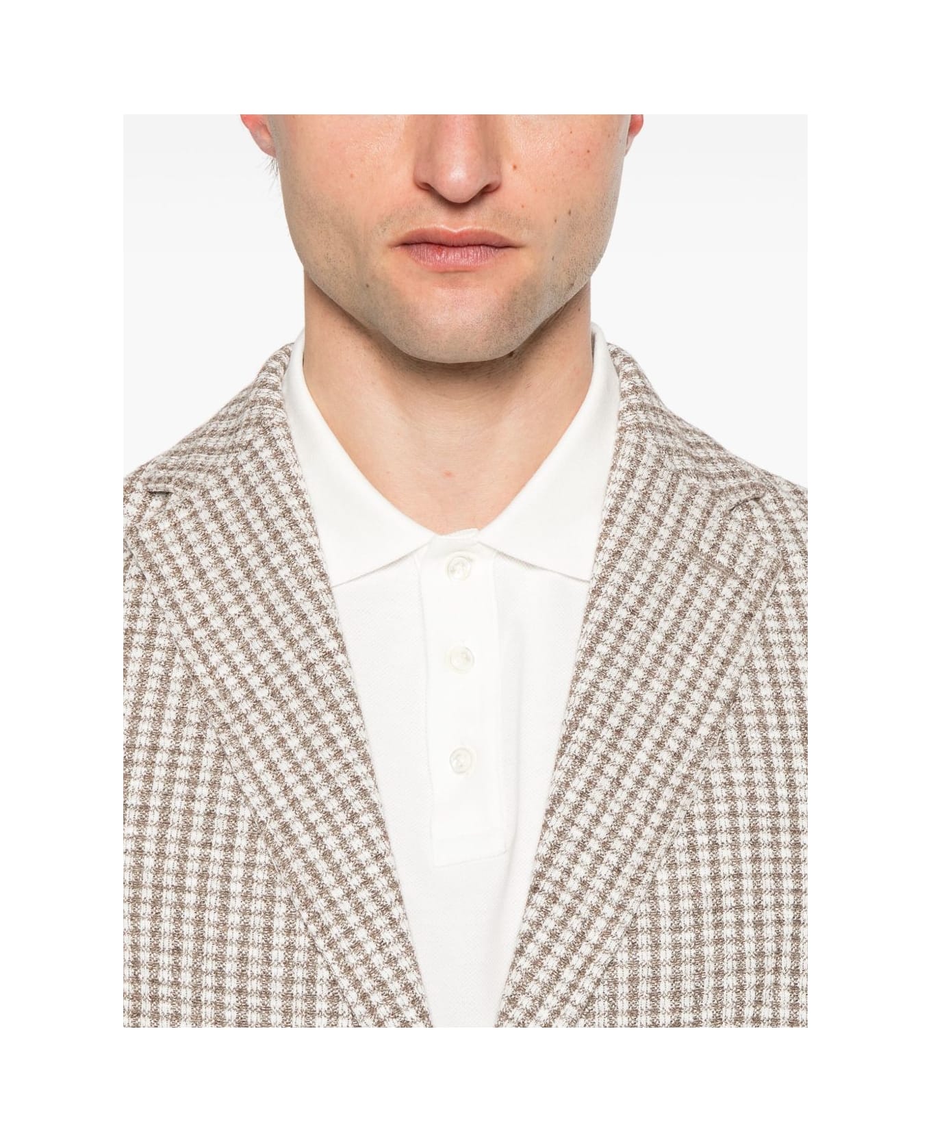 Circolo 1901 Cotton And Linen Blend Jacket - Beige