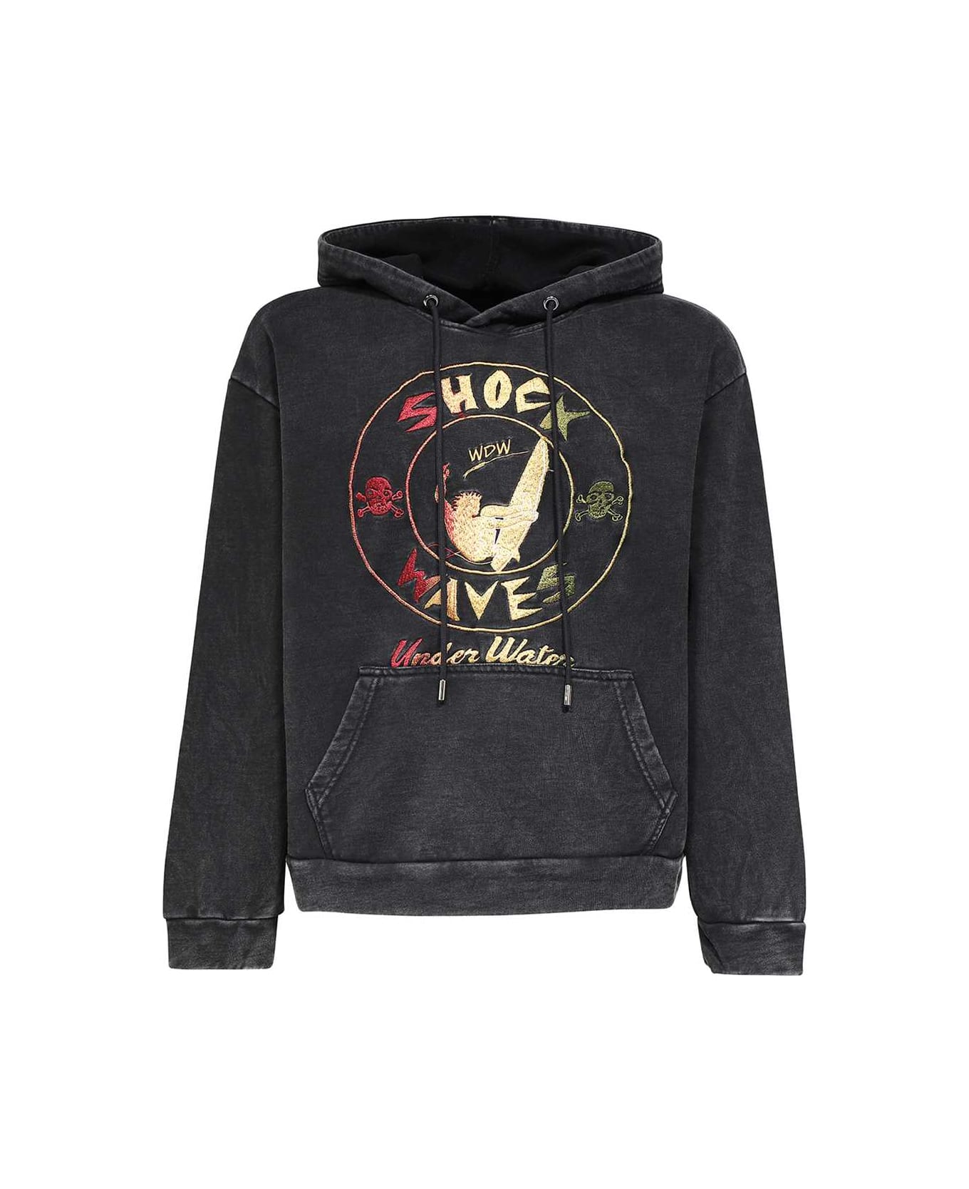 Who Decides War Cotton Hoodie - black