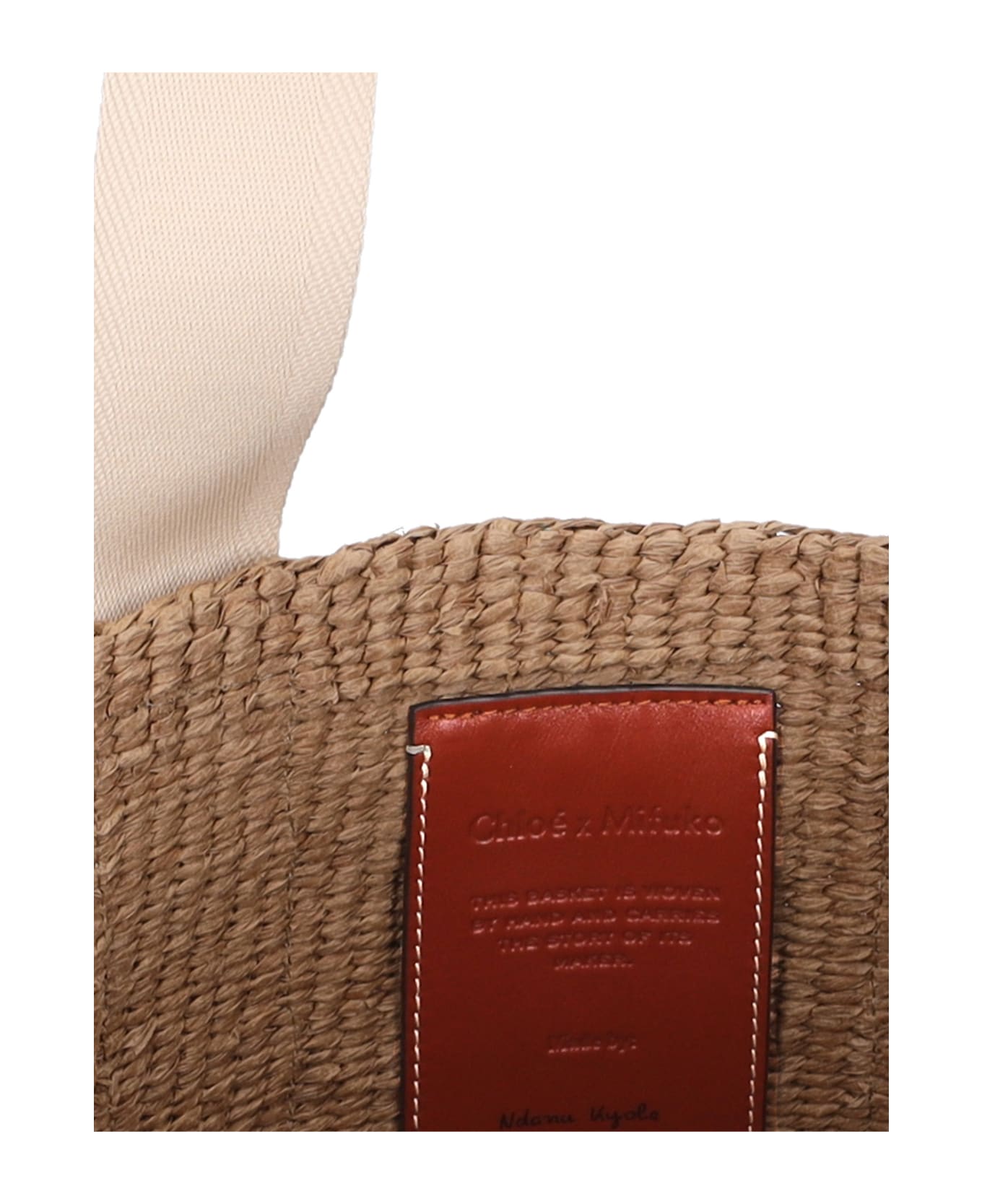 Chloé Woody Tote Bag - Bianco