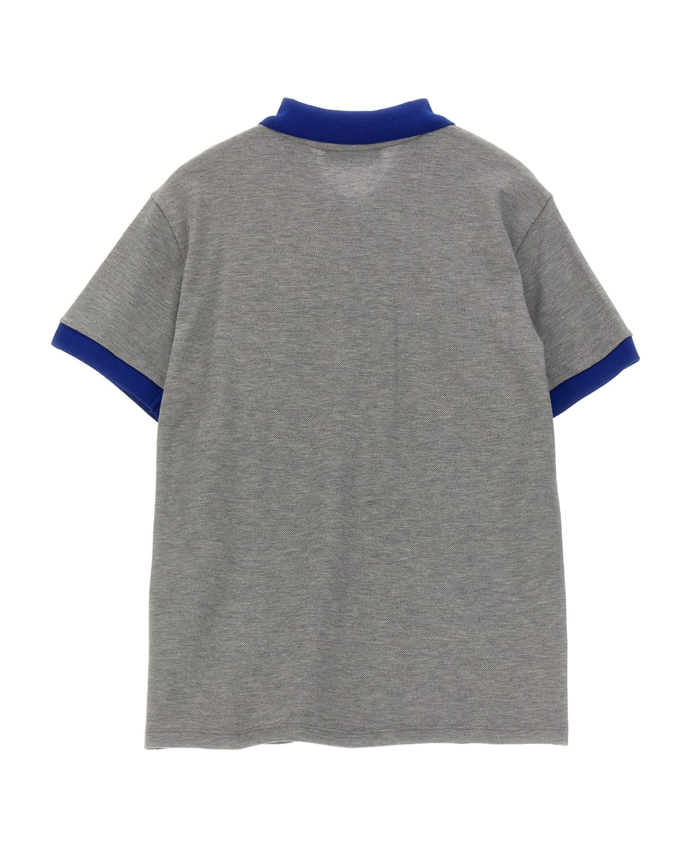 Versace Logo Polo Shirt - Blu
