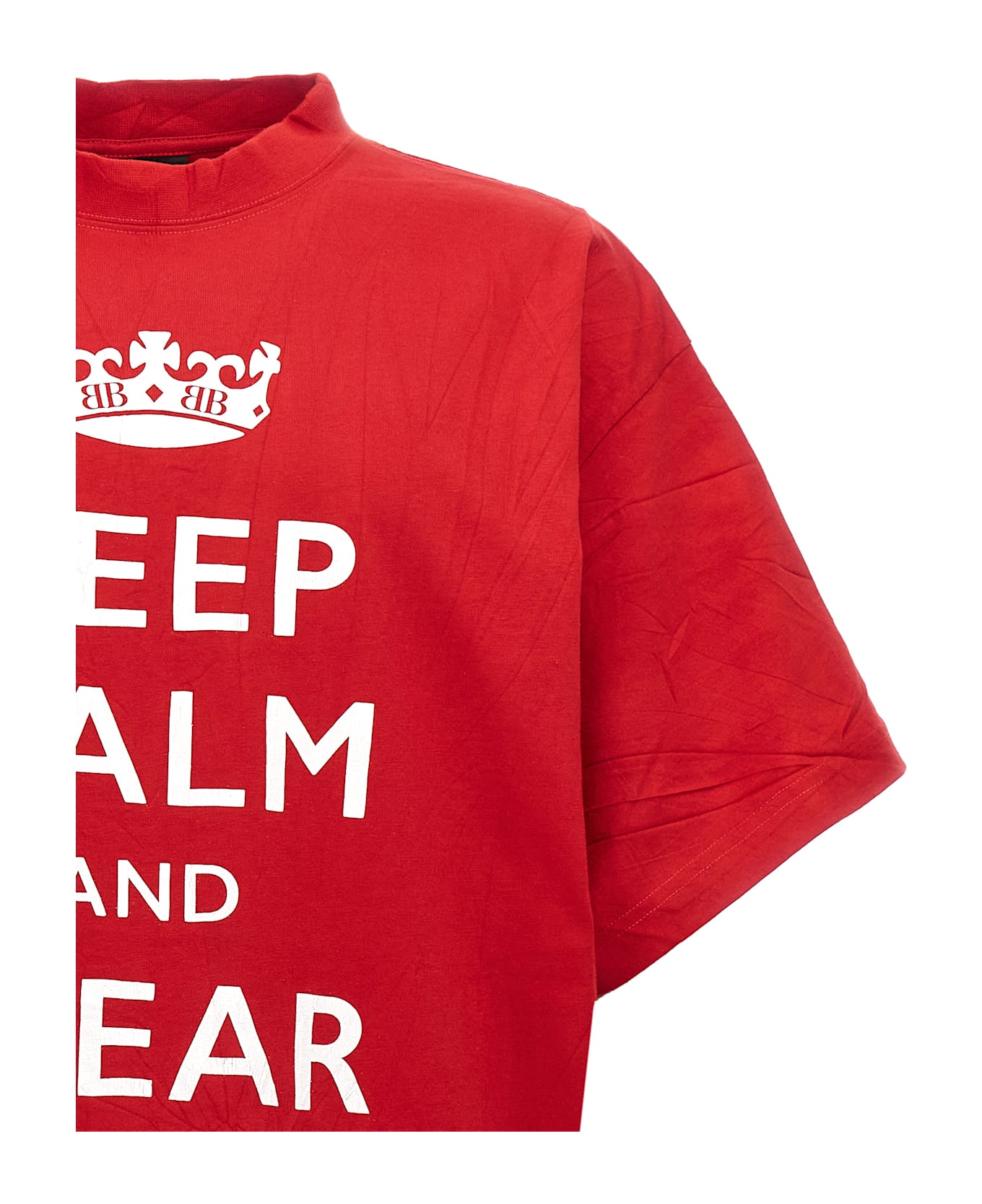 Balenciaga 'keep Calm' T-shirt - Red