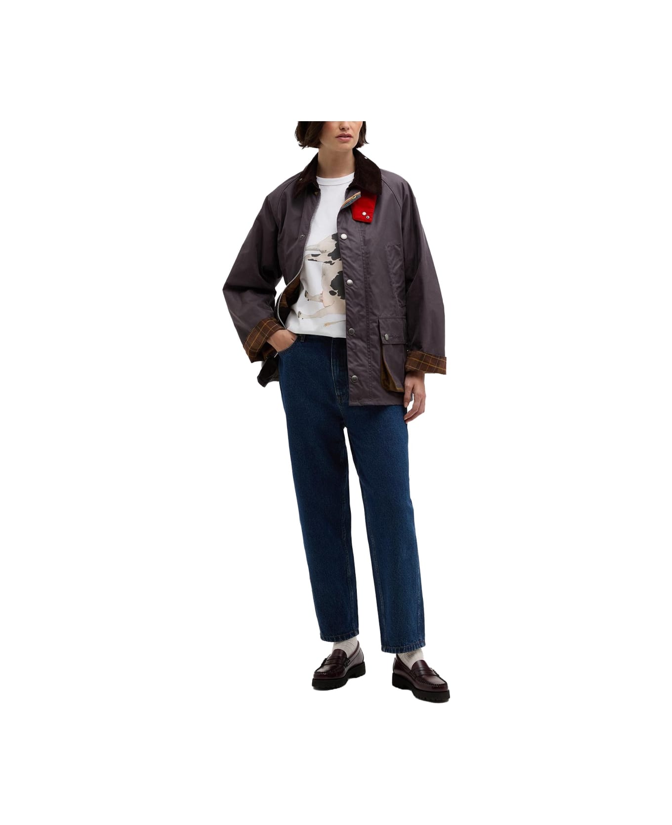 Paul Smith Waxed Cotton Jacket - PURPLE