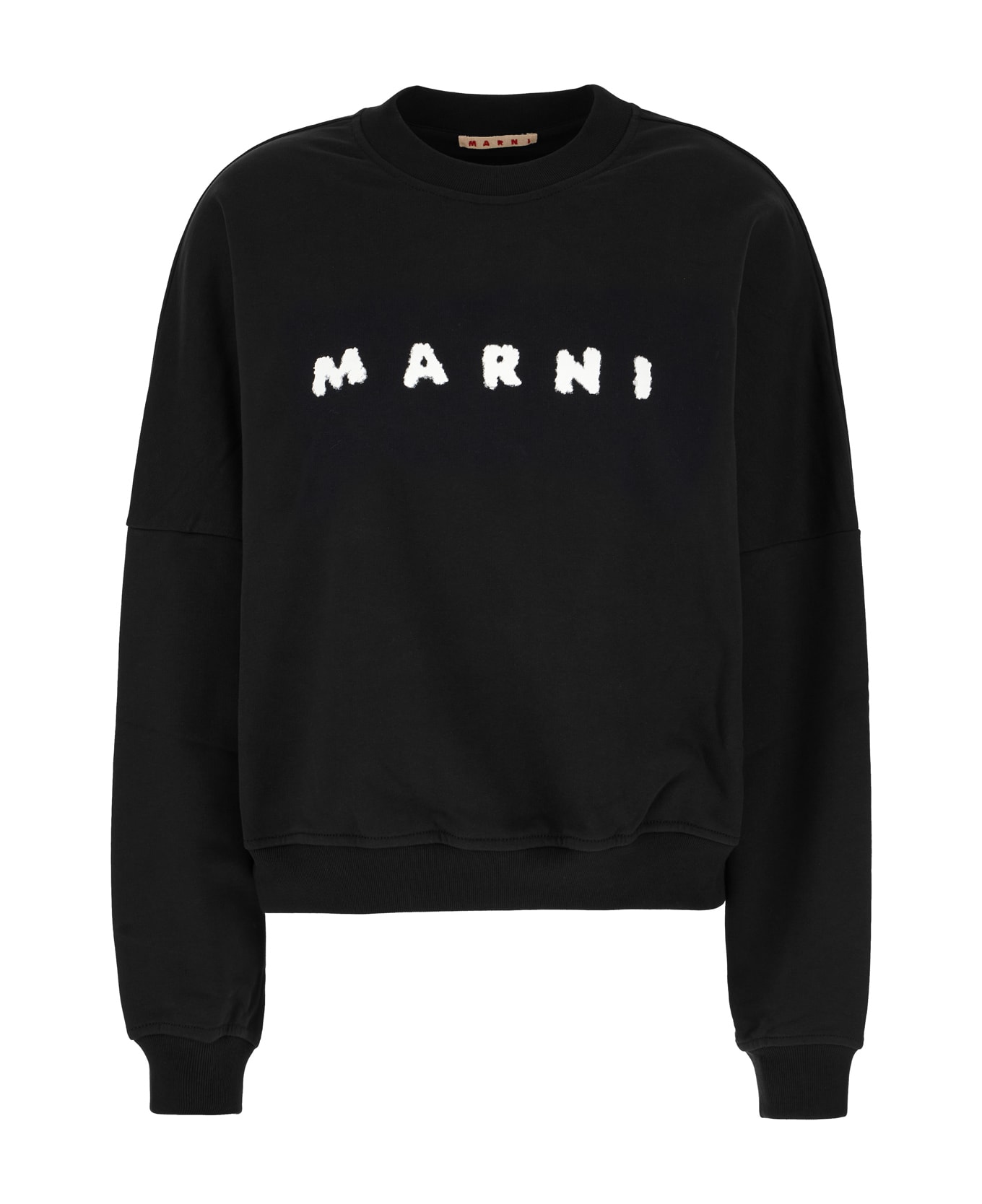 Marni Black Cotton Sweatshirt - BLACK