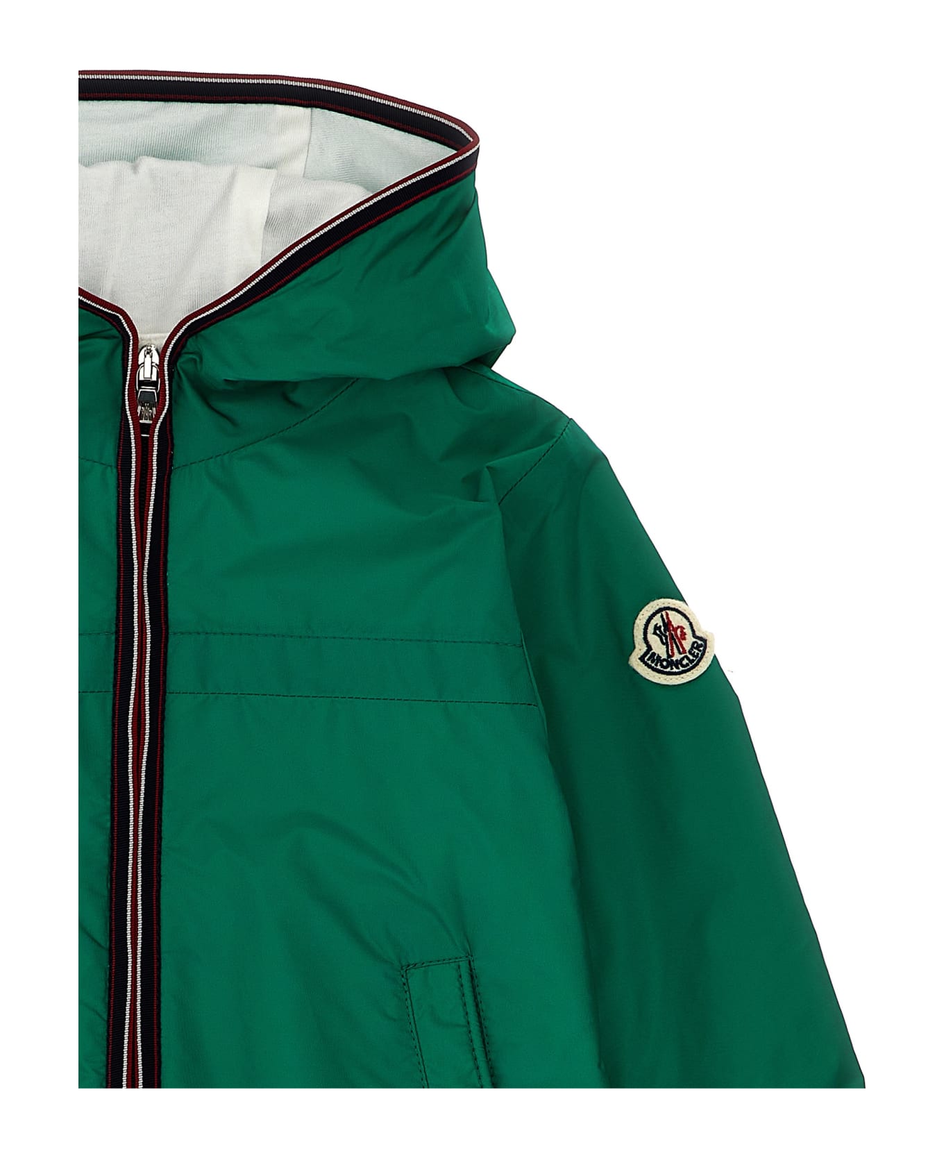 Moncler 'anton' Hooded Jacket - Green コート＆ジャケット