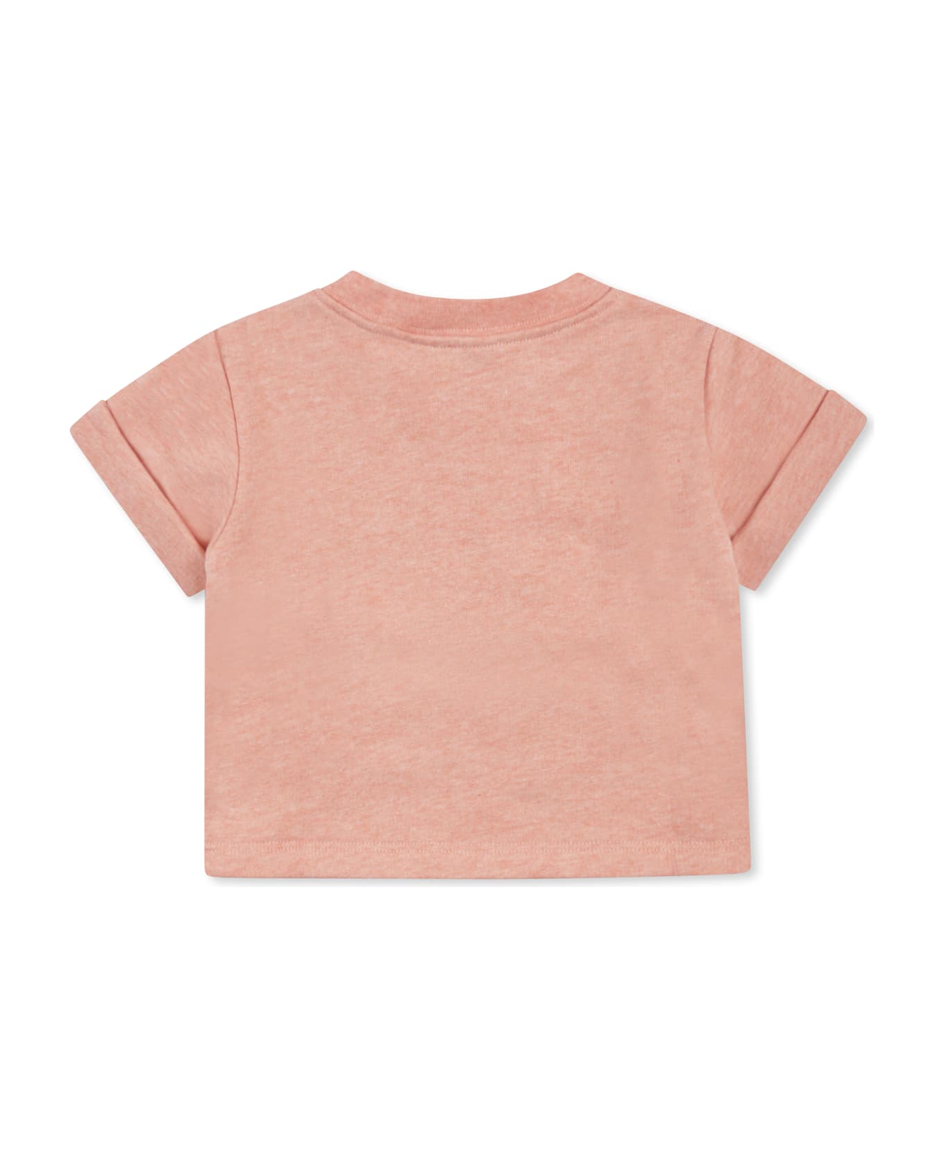 Bonpoint Pink T-shirt For Baby Girl With Cherries - Pink