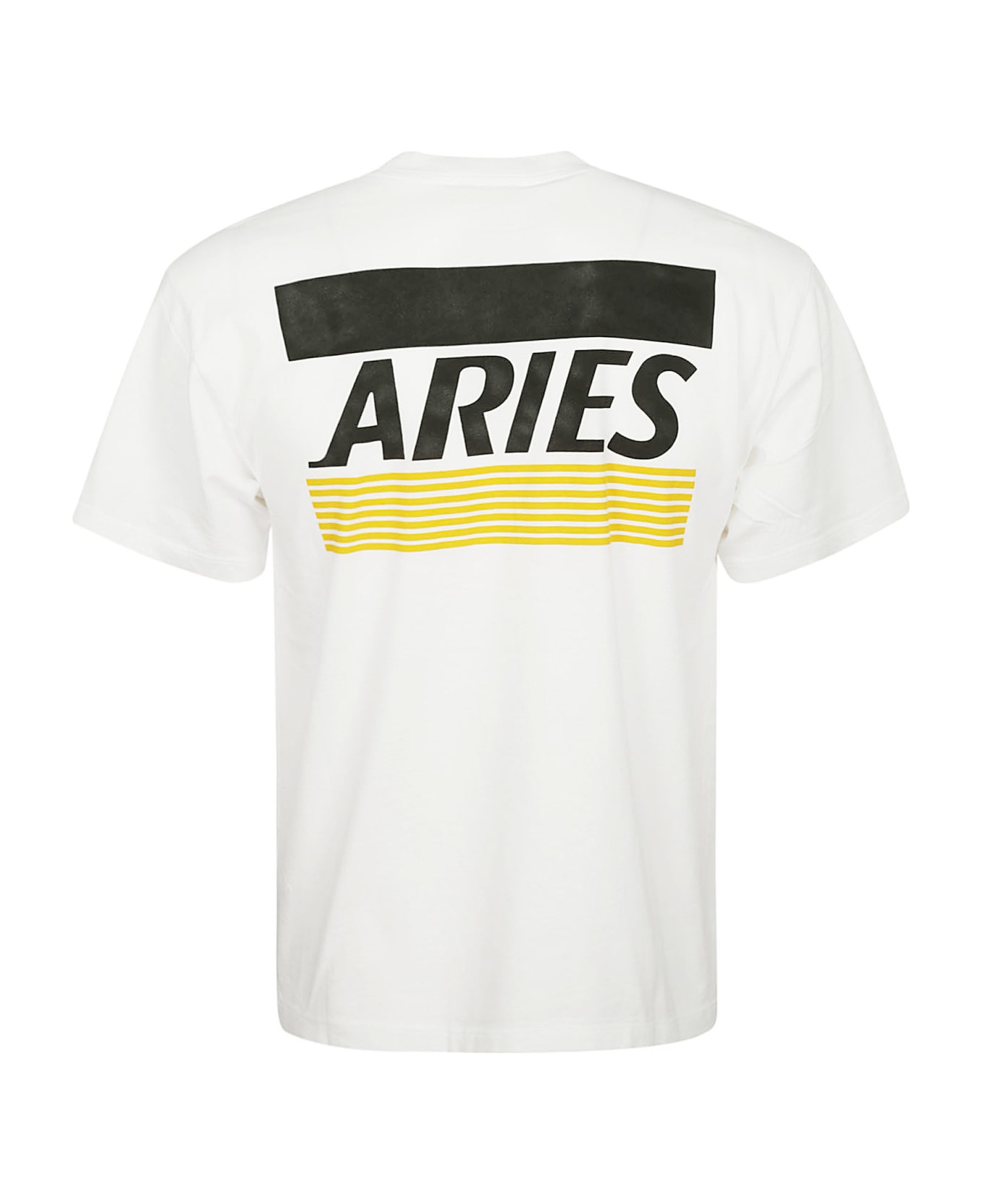 Aries Credit Card Ss Tee - Wht White