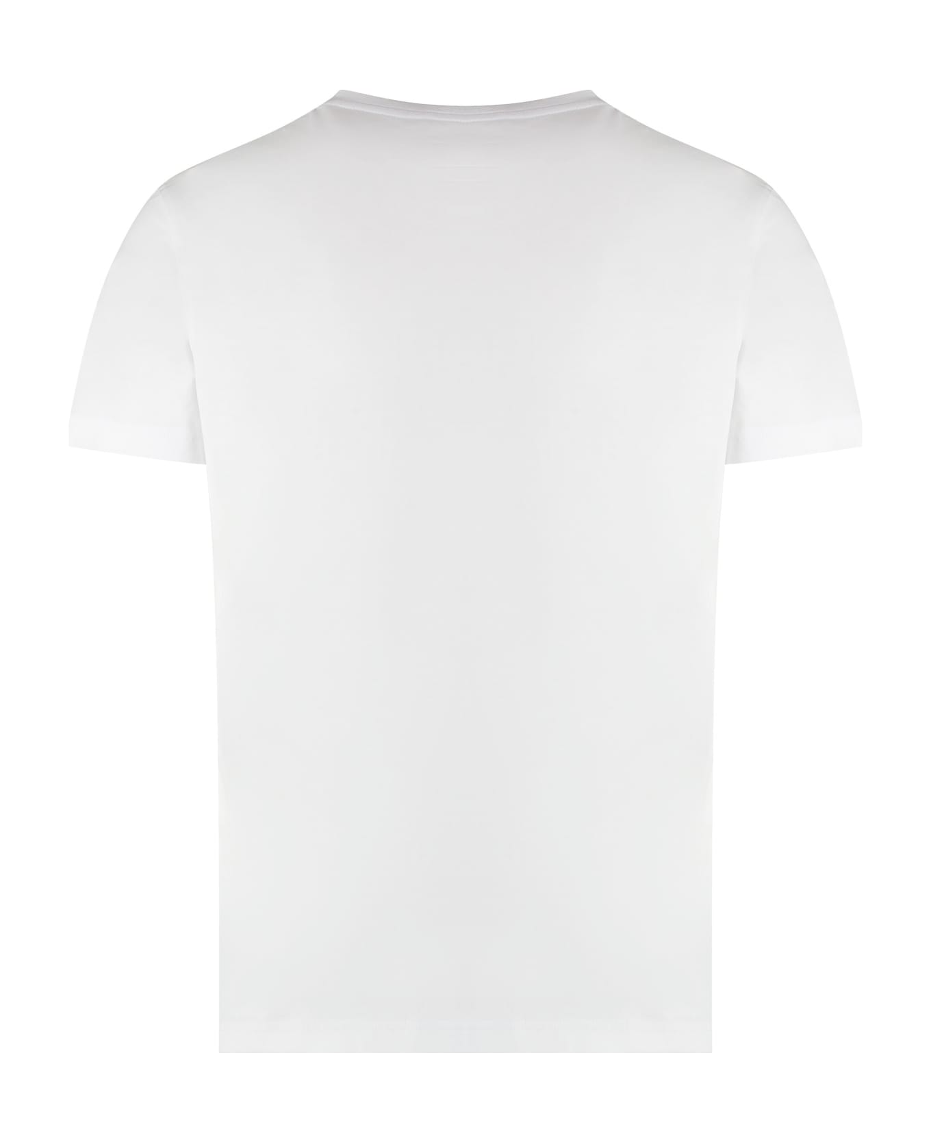 K-Way Edouard Cotton Crew-neck T-shirt - Bianco