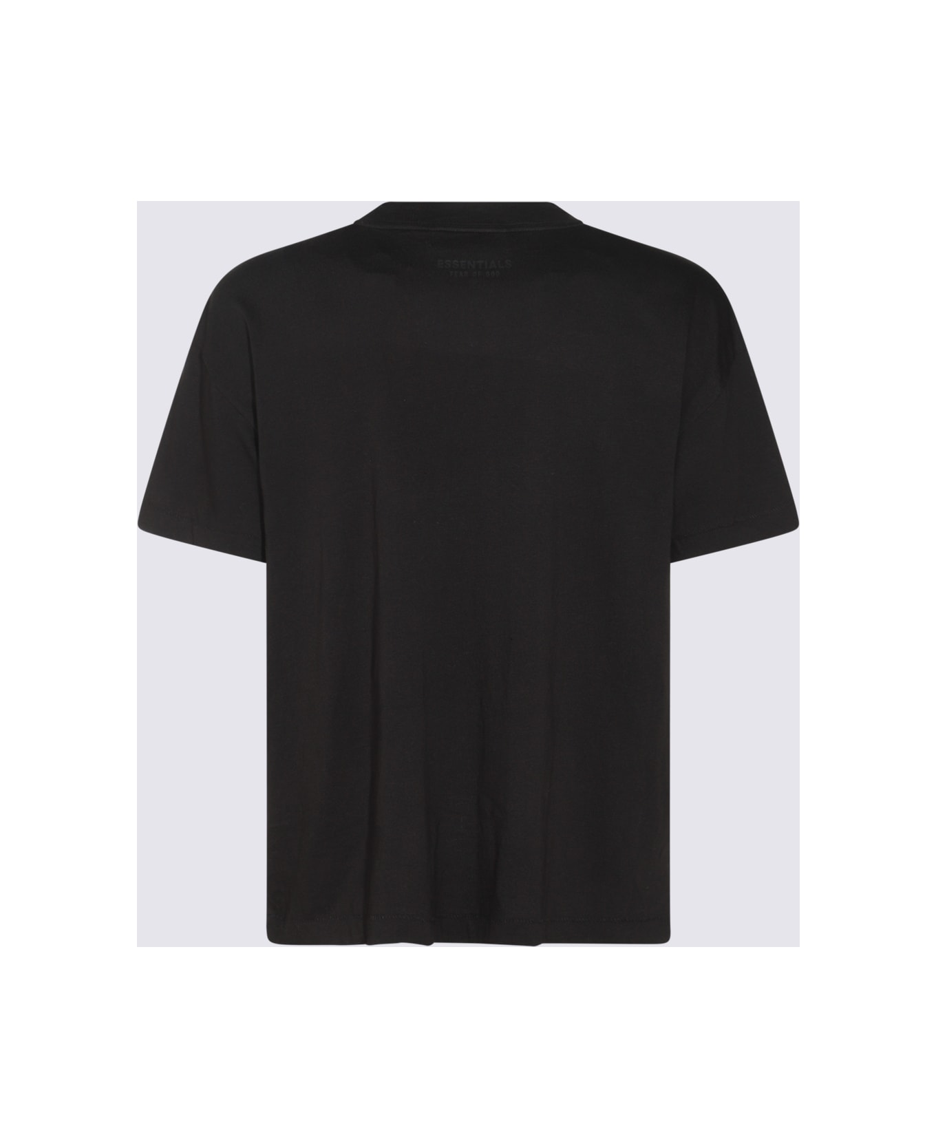 Fear of God Black Cotton T-shirt - Black