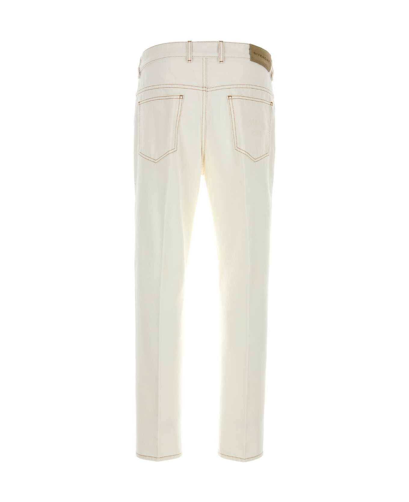 Givenchy White Denim Jeans - White