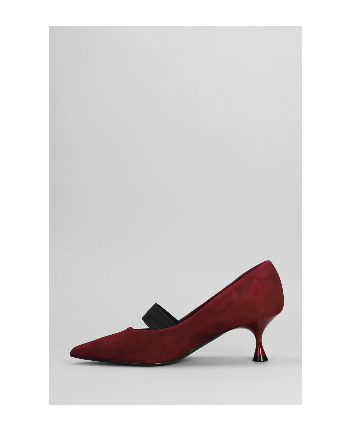 Marc Ellis Pumps In Bordeaux Suede - bordeaux