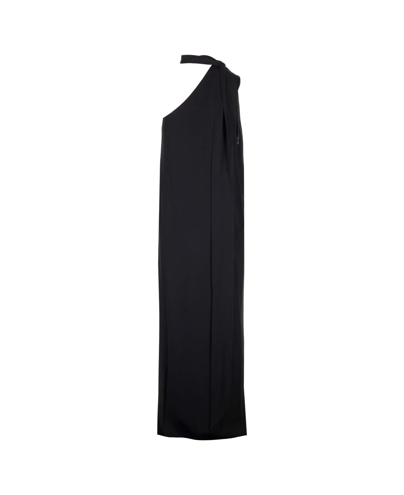 Stella McCartney One-shoulder Maxi Dress - Black