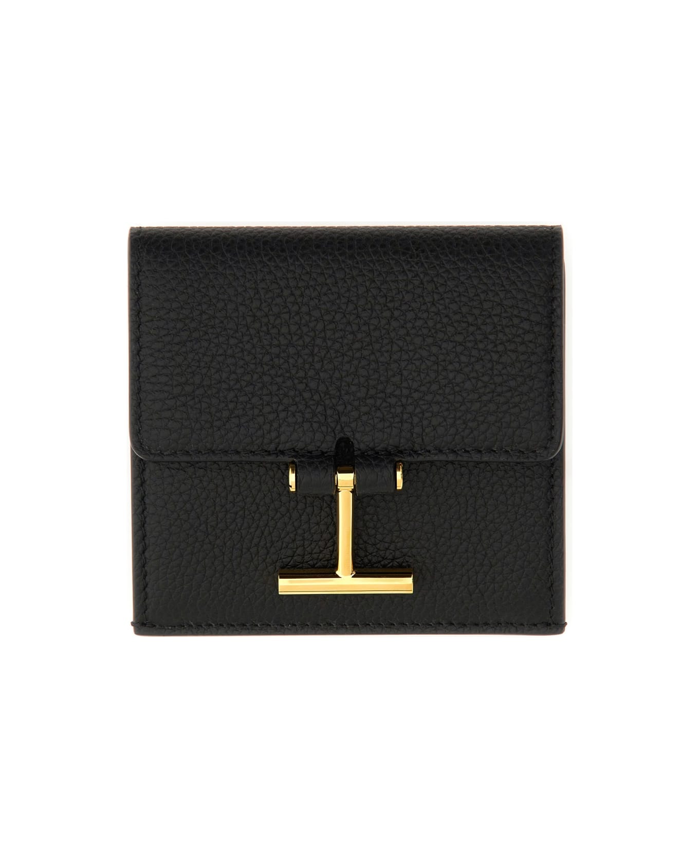 Tom Ford Leather Card Holder - BLACK