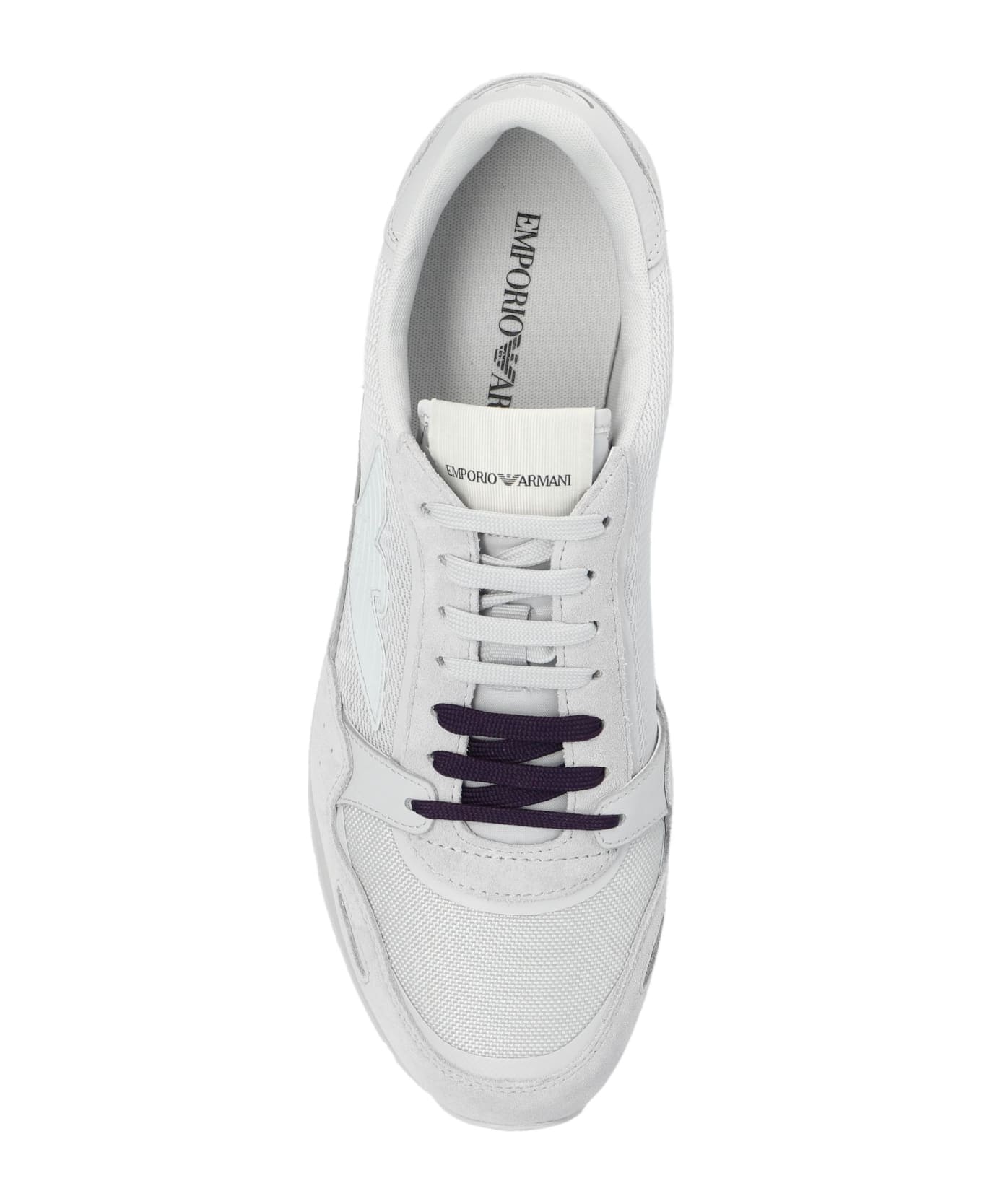 Emporio Armani Sneakers With Logo - White