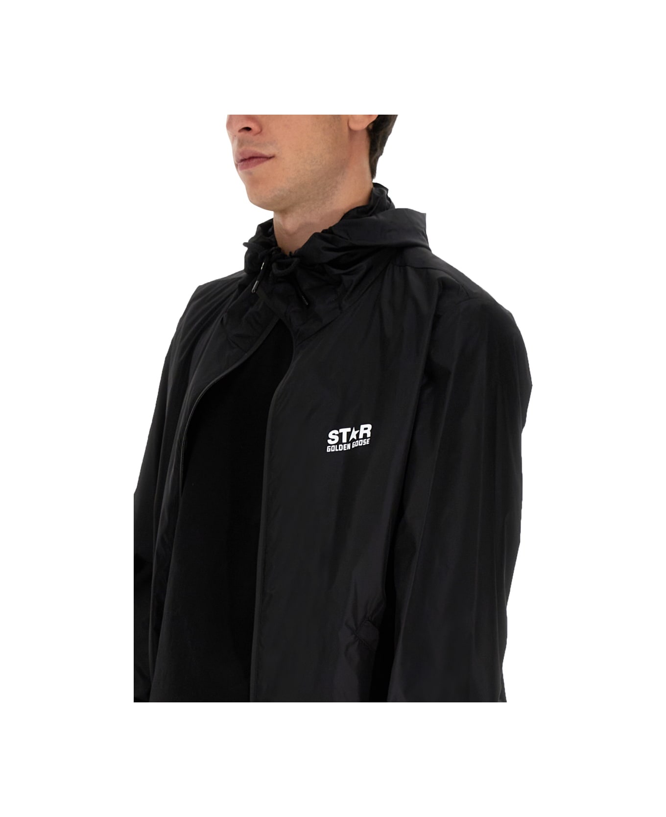 Golden Goose Windbreaker "daris" - BLACK