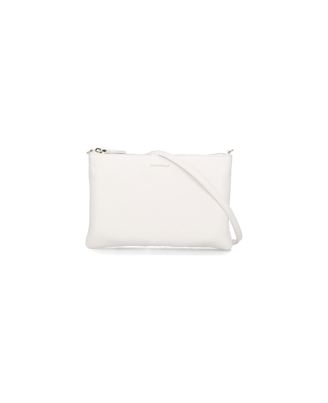 Coccinelle Best Crossbody Small Pochette - Ivory