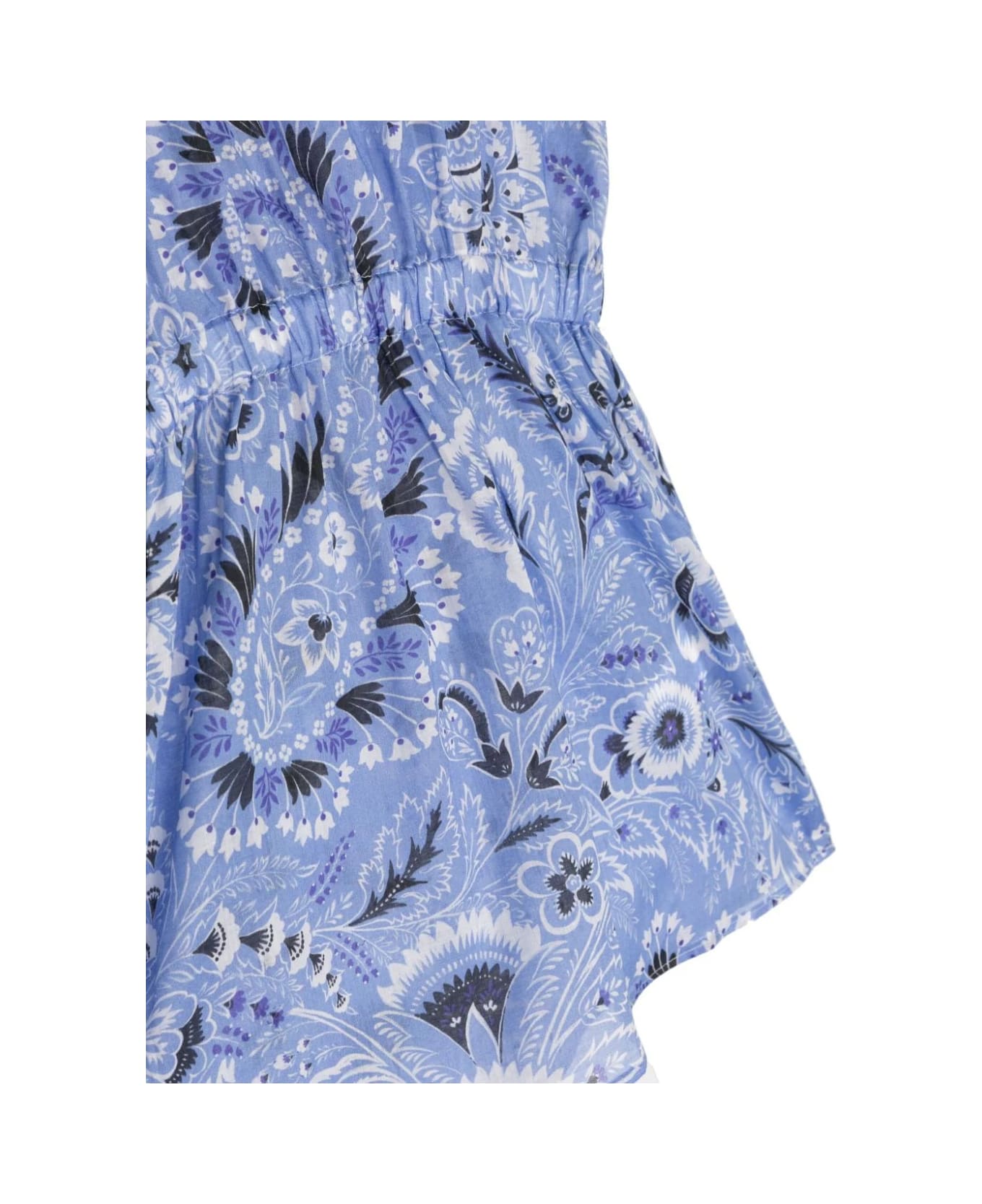 Etro Light Blue Dress With Paisley Print - Blue ワンピース＆ドレス