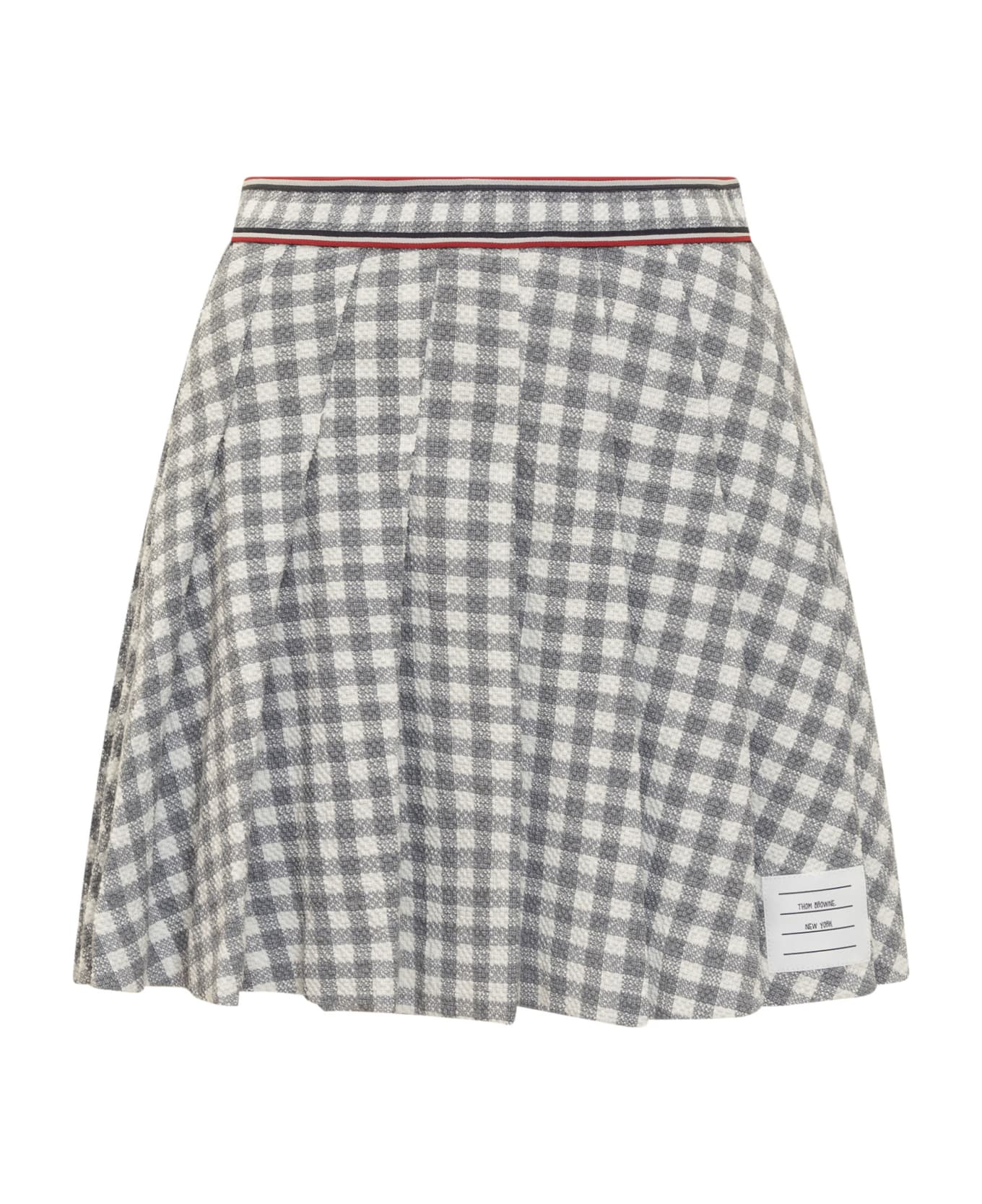 Thom Browne Pleated Skirt - MED GREY