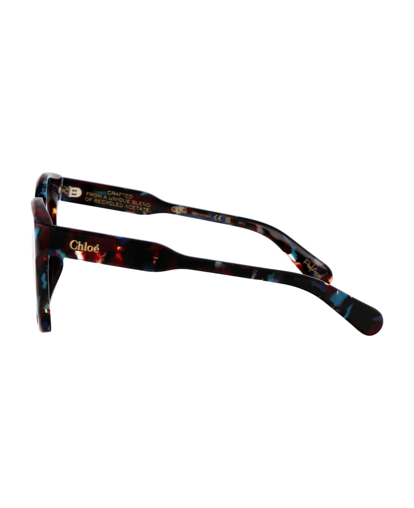 Chloé Eyewear Ch0194sk Sunglasses - 005 HAVANA HAVANA RED サングラス