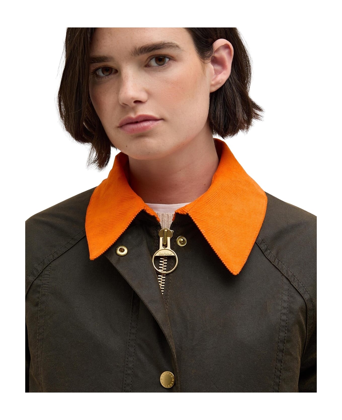 Barbour Icons Modern Beadnell Wax Jkt - Olive Ancient