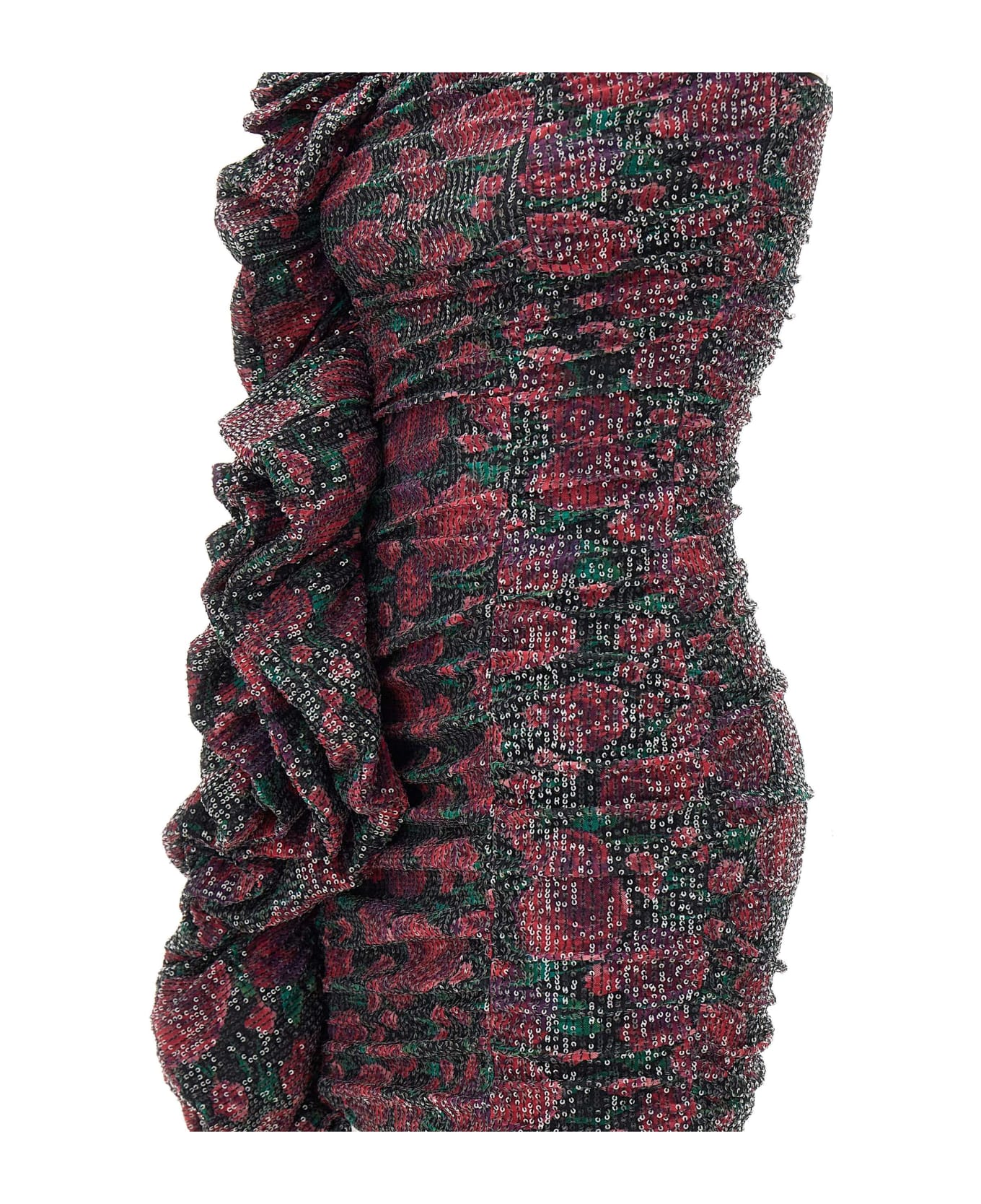 Rotate by Birger Christensen 'sequin Ruched ' Dress - Nero