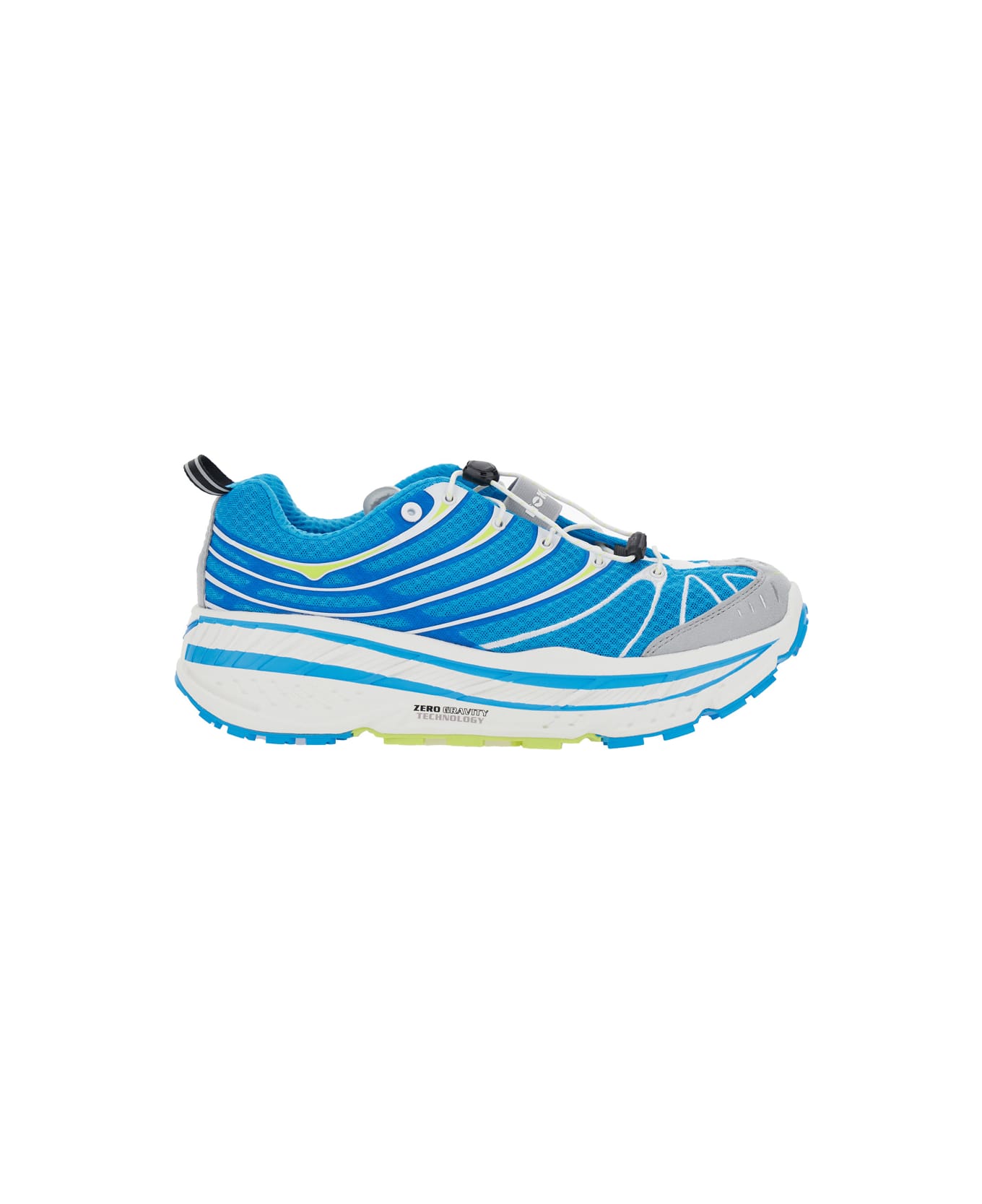 Hoka 
stinson Evo Og
 Blue Sneakers With Insert Design And Drawstring Closure In Synthetic Fiber Unisex - Light blue