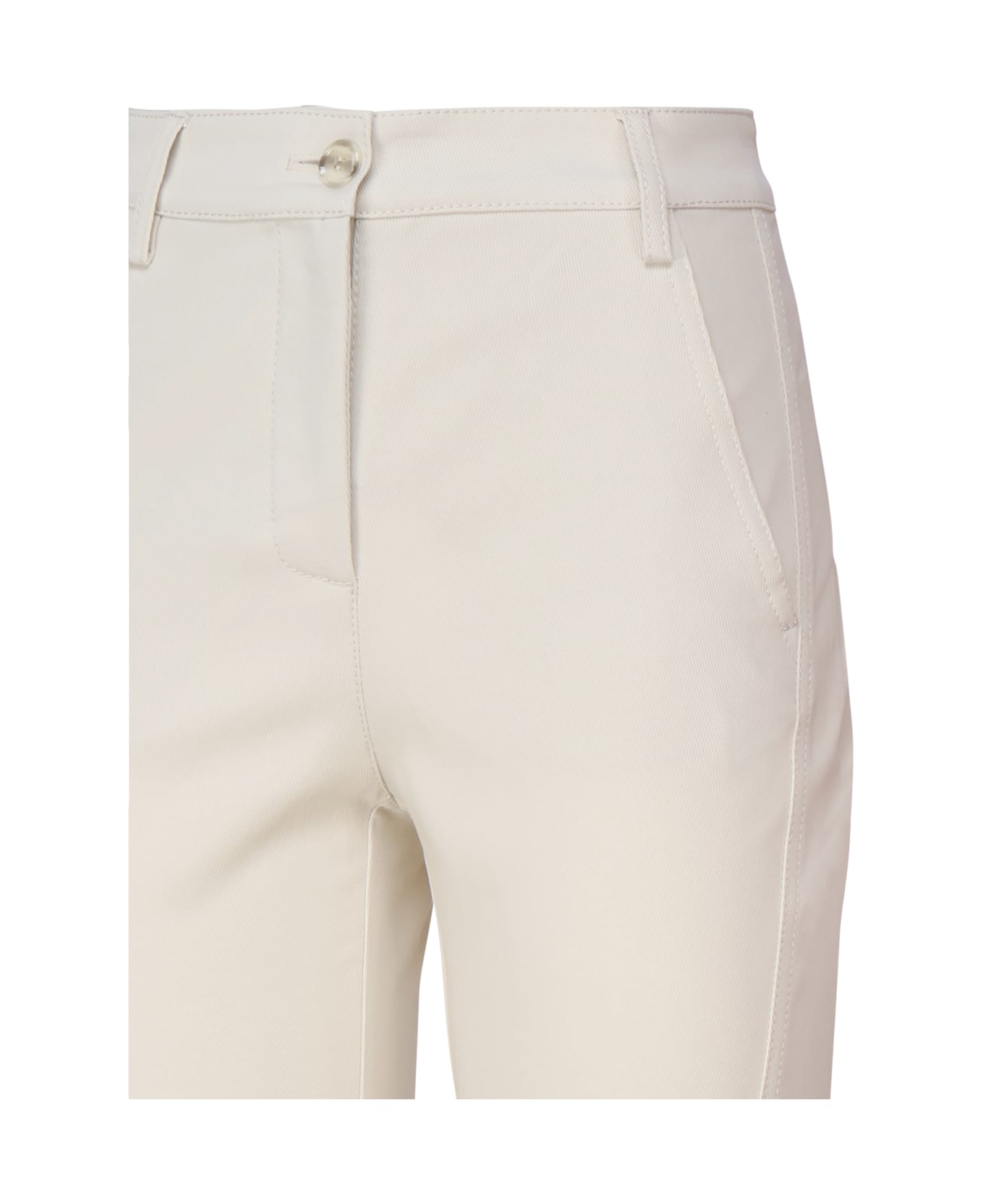 Pinko Tricot Flared Pants - White