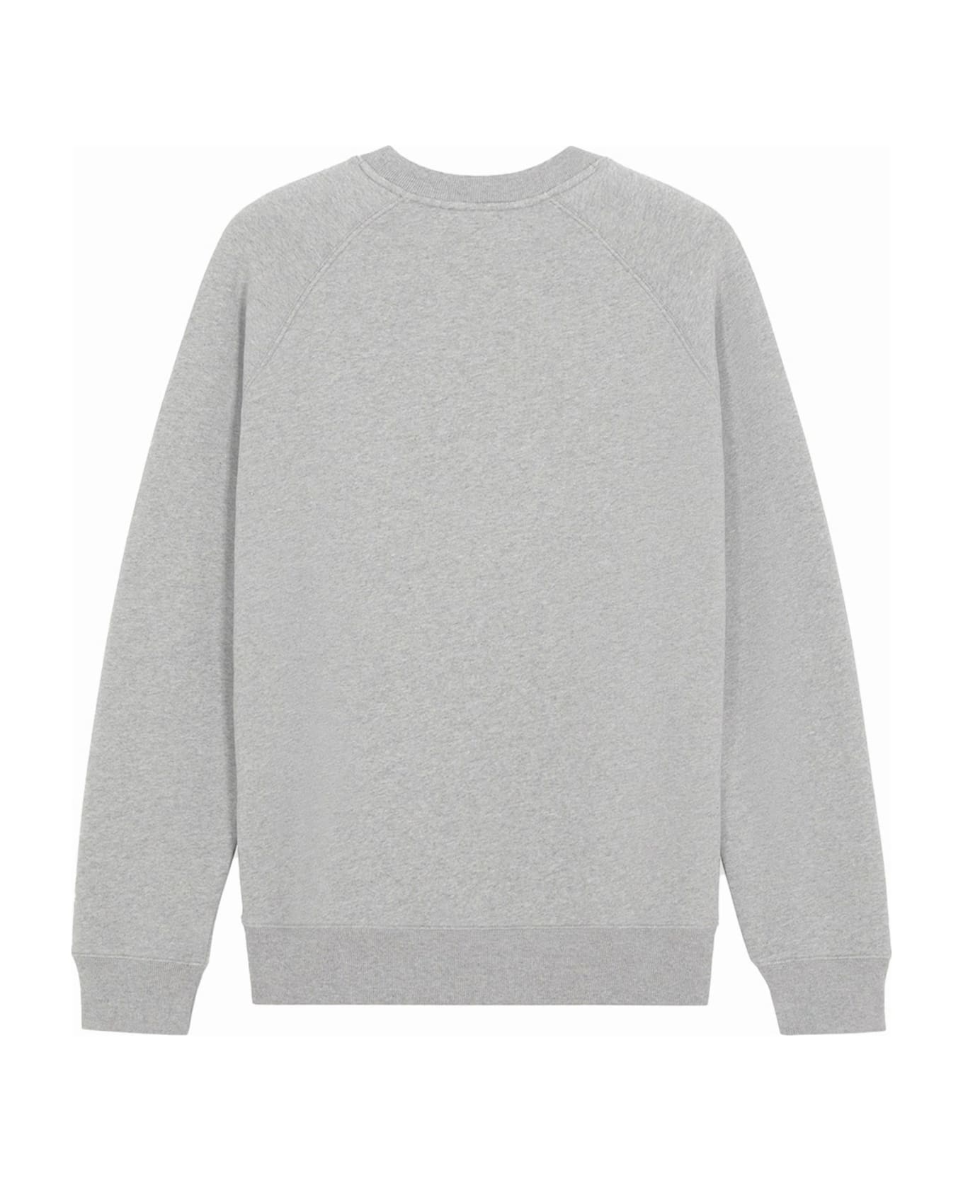 Maison Kitsuné Unisex Cotton Fleece Sweatshirt - GREY MELANGE