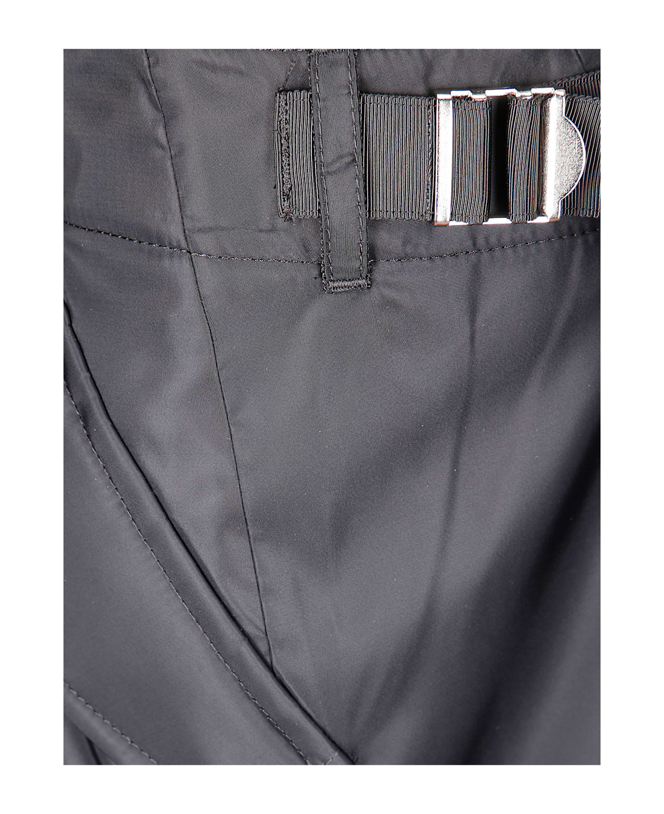 Sacai Nylon Twill Skirt - BLACK