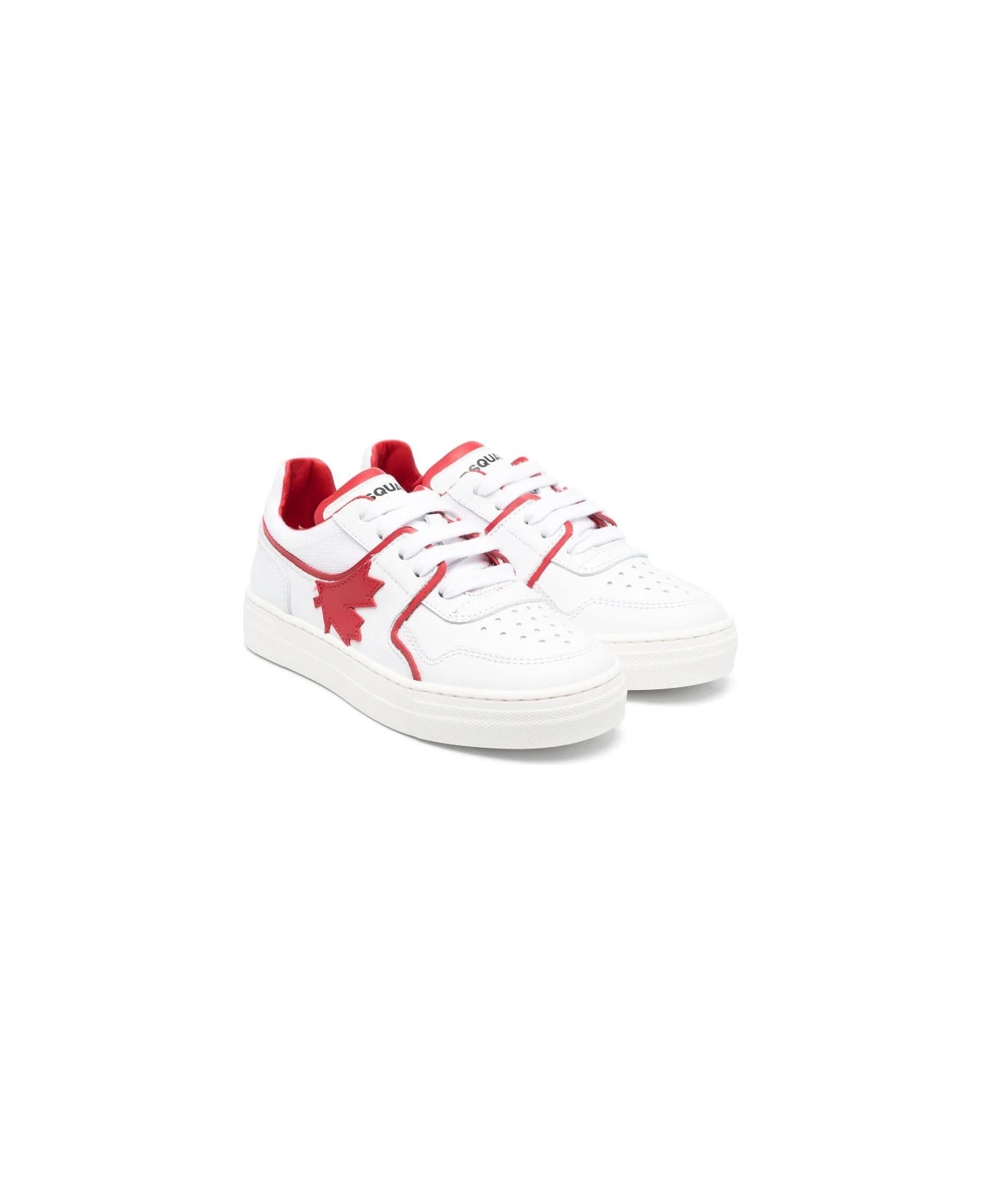 Dsquared2 Sneakers With Logo - White シューズ