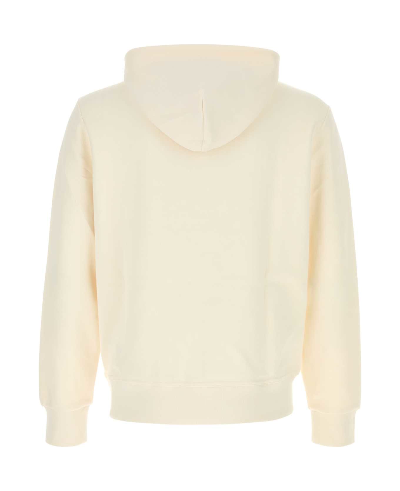 Polo Ralph Lauren Cream Cotton Blend Sweatshirt - PALECREAM