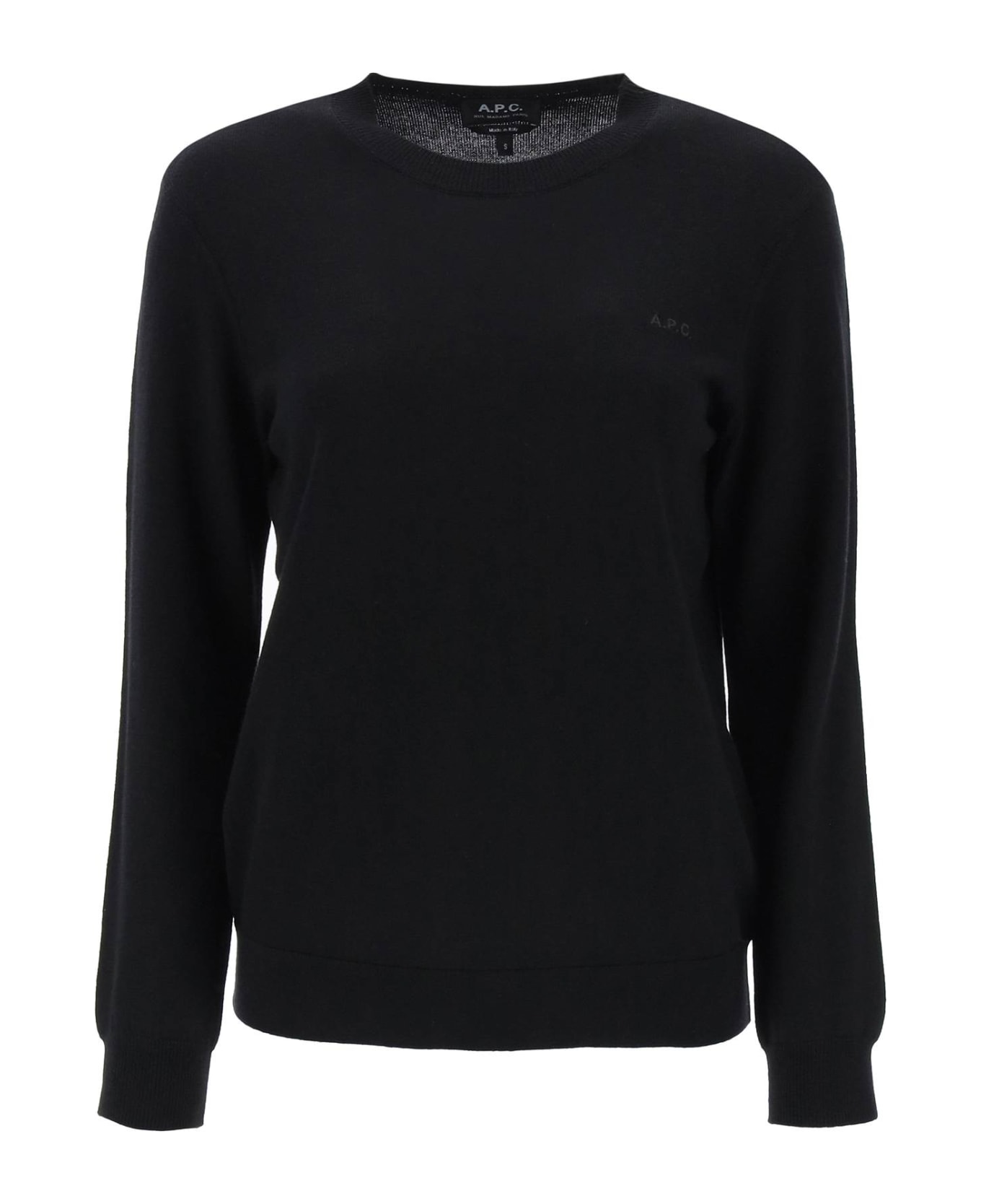 A.P.C. Wool Crewneck Pullover - NOIR (Black)