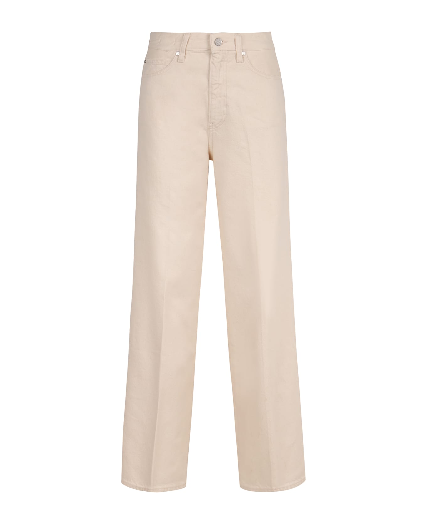 Calvin Klein Wide-leg Jeans - Ecru