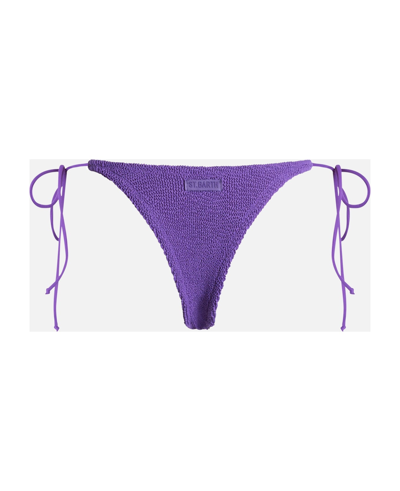 MC2 Saint Barth Woman Purple Crinkle Cheekiest Swim Briefs Norah - PINK