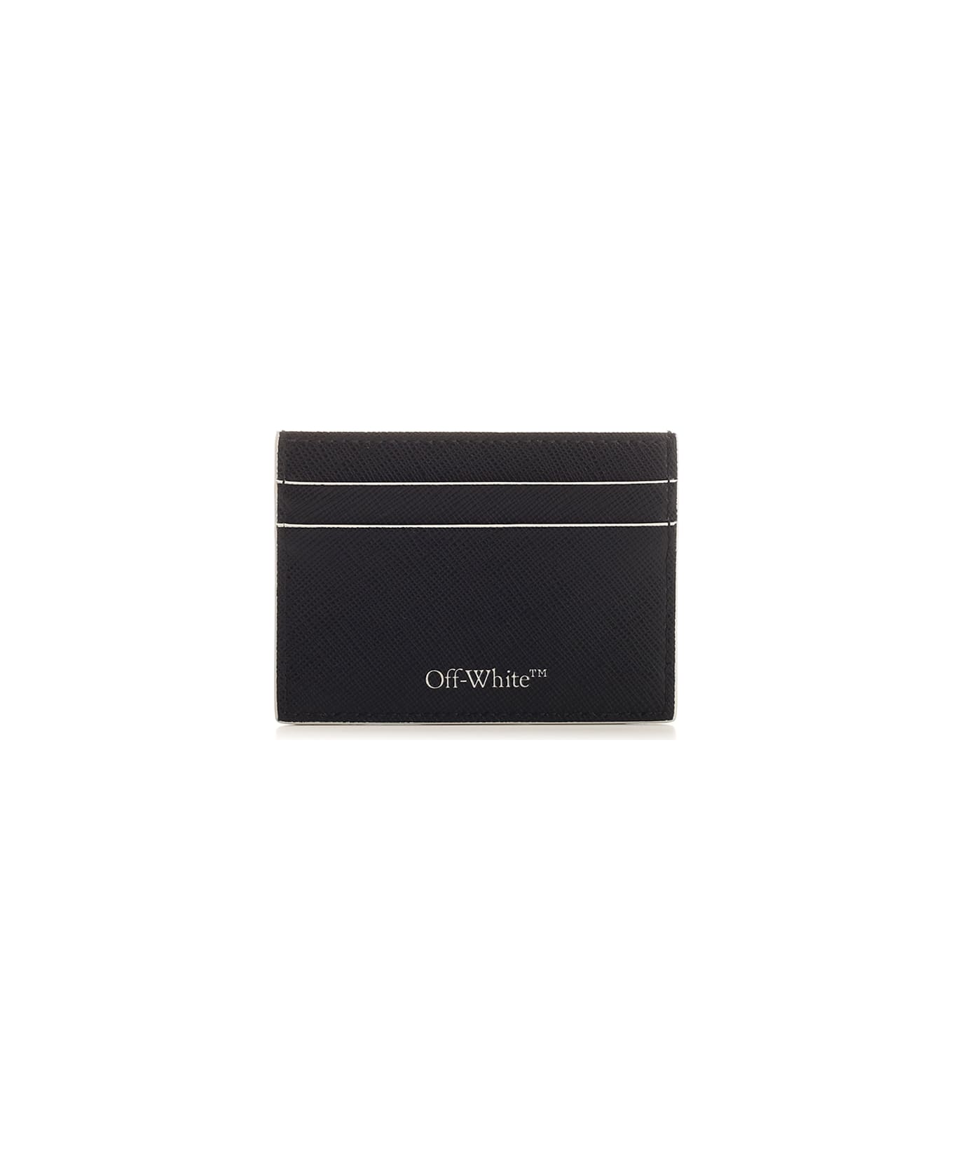 Off-White Ow Logo Card Holder - Black