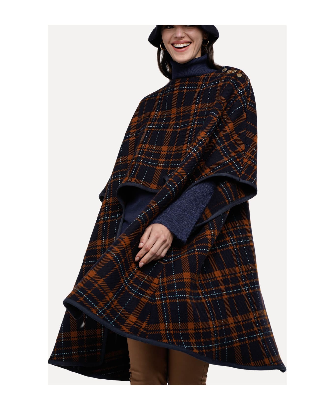 Ballantyne Tartan Cape | italist