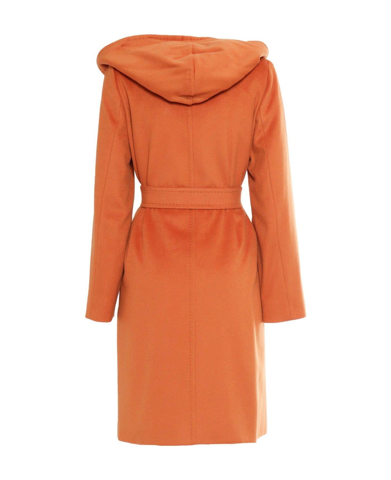 Max Mara Studio Newmang Orange Coat - ORANGE