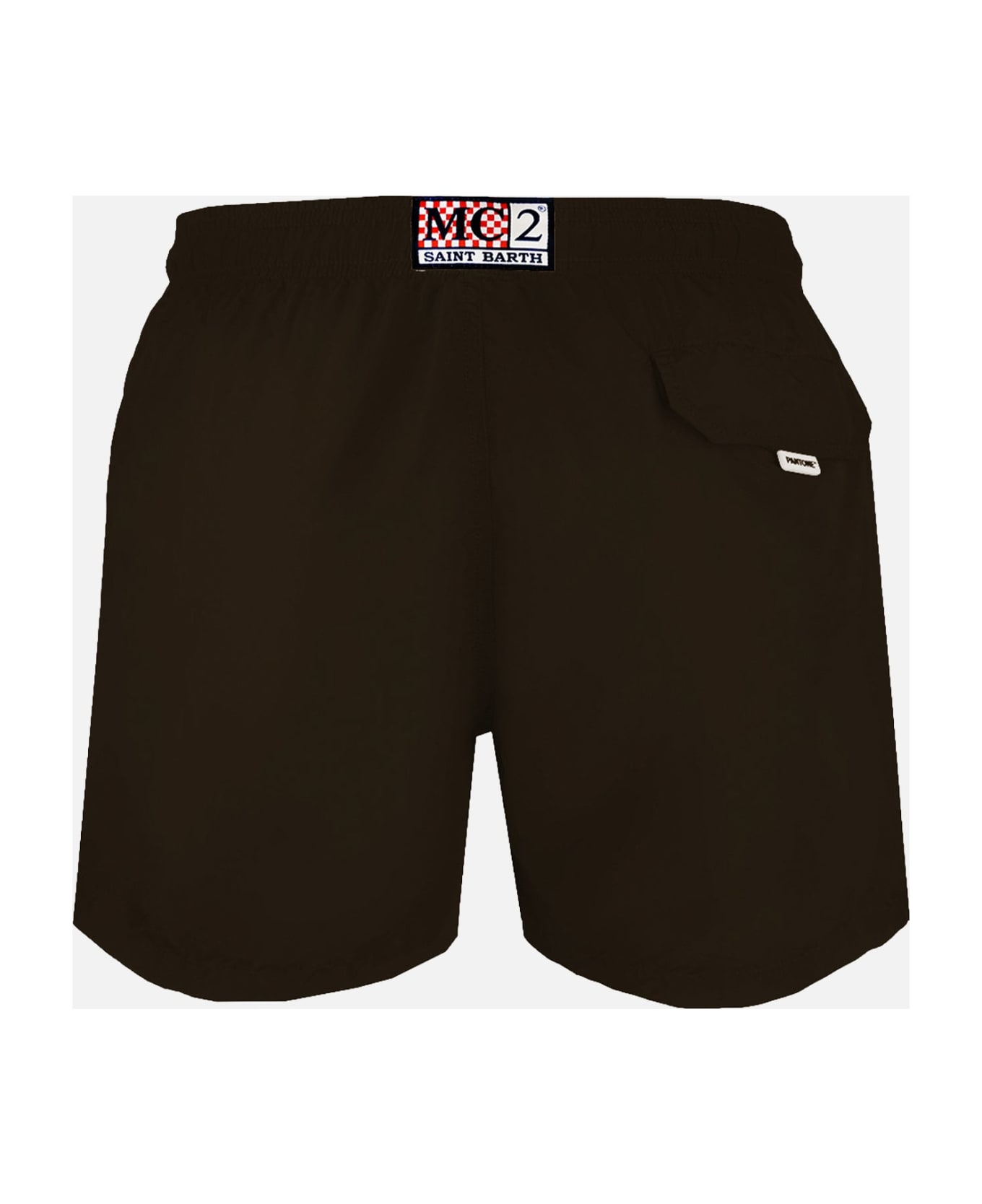 MC2 Saint Barth Man Black Swim Shorts | Pantone Special Edition - BLACK