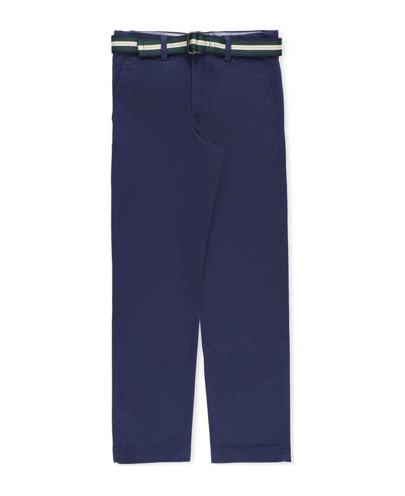 Ralph Lauren Cotton Trousers - Blue