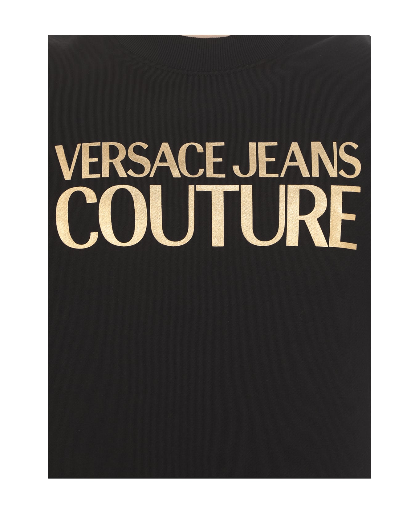 Versace Jeans Couture Tick Foil Sweatshirt - Black フリース