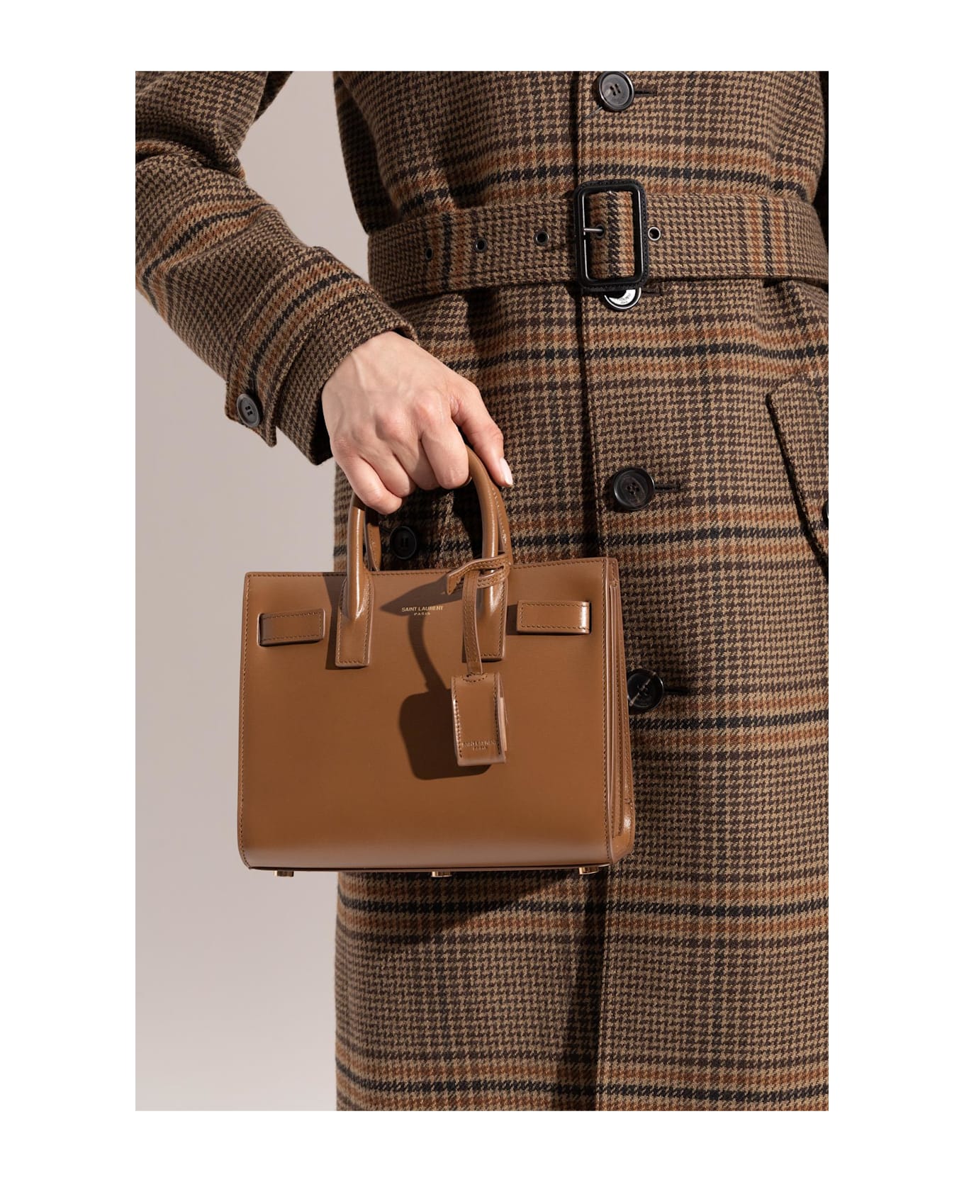 Saint Laurent Handbag 
sac De Jour Nano
 - BROWN