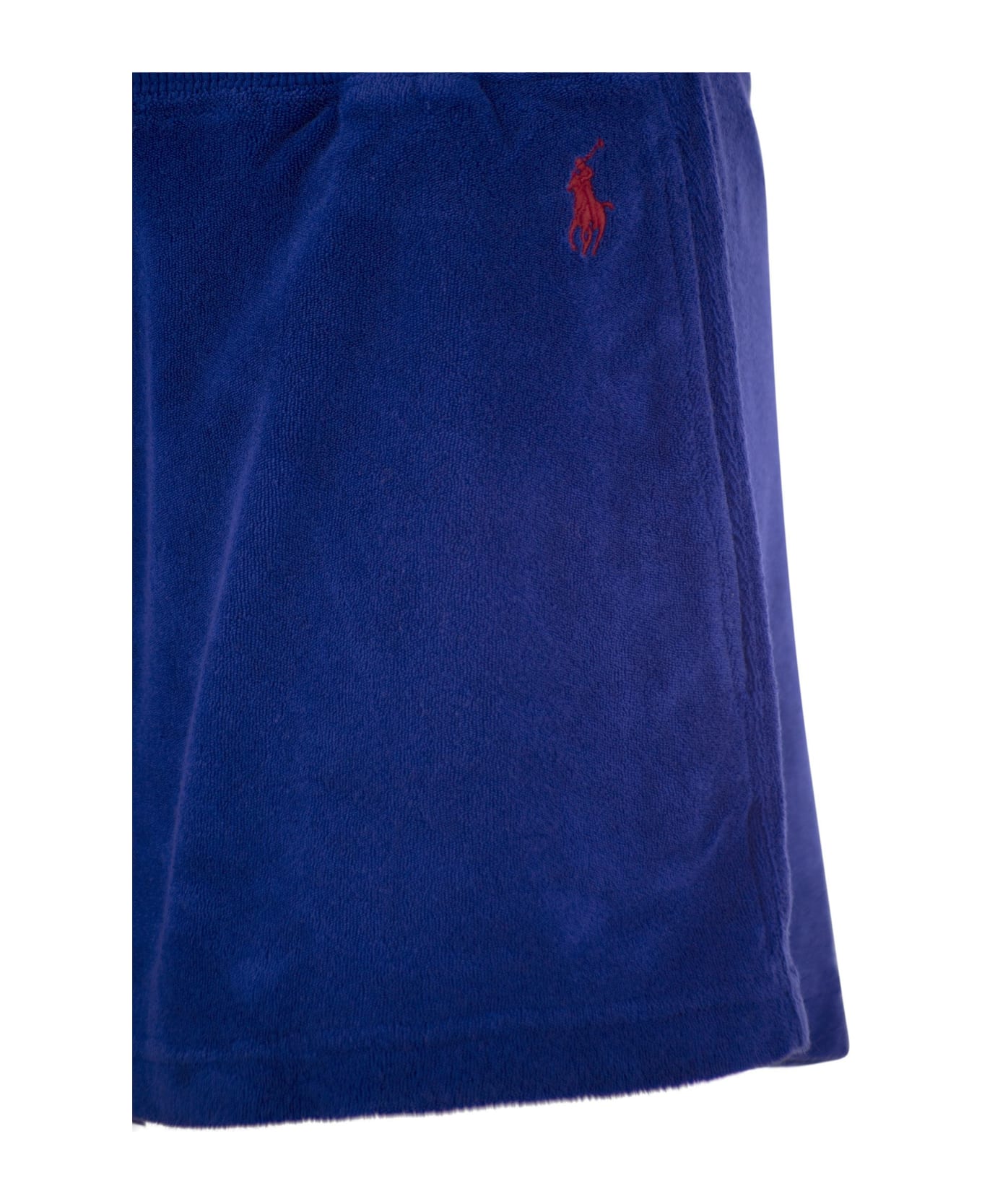 Polo Ralph Lauren Sponge Shorts With Drawstring - Royal Blue