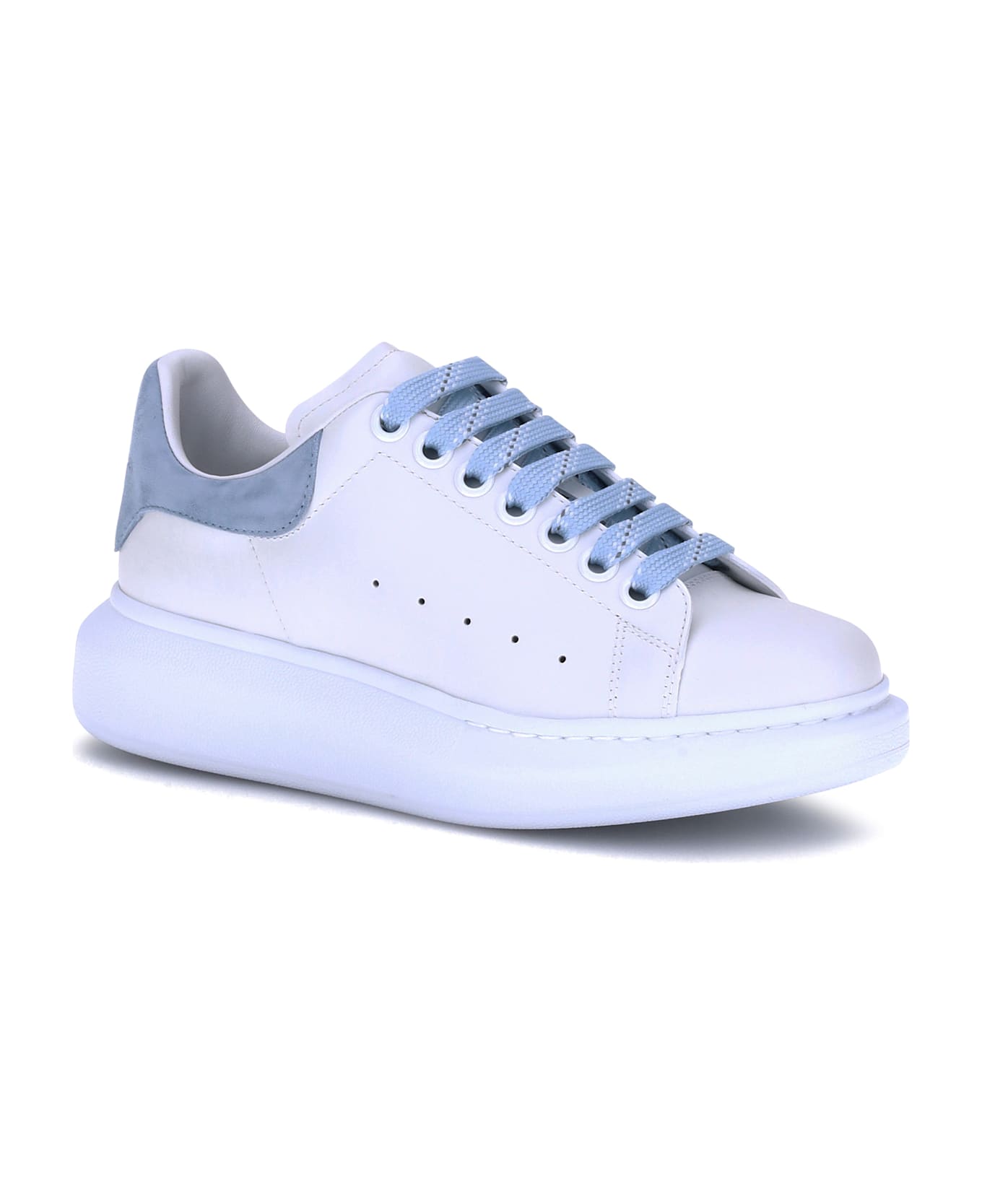 Alexander McQueen Leather Sneakers - White