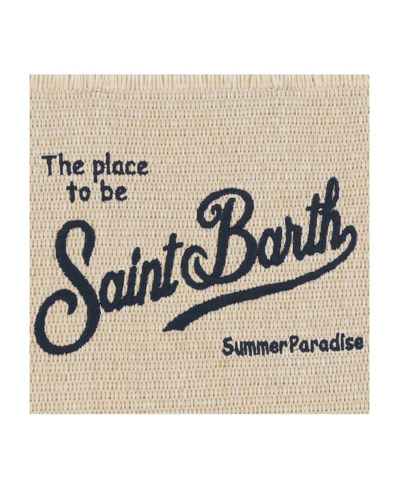 MC2 Saint Barth Colette Tote Bag With Logo - Beige