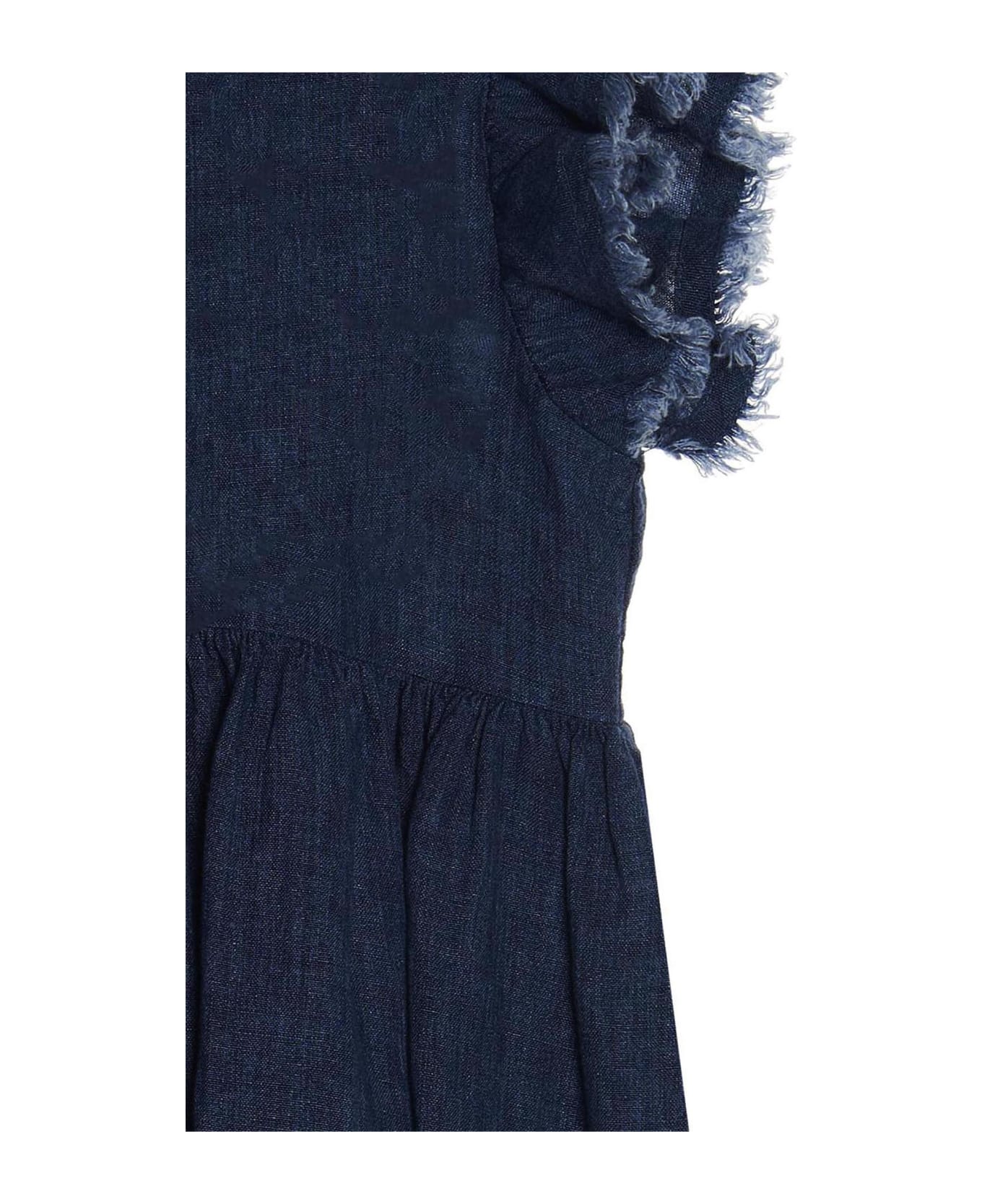 Il Gufo Bow Linen Dress - U ワンピース＆ドレス