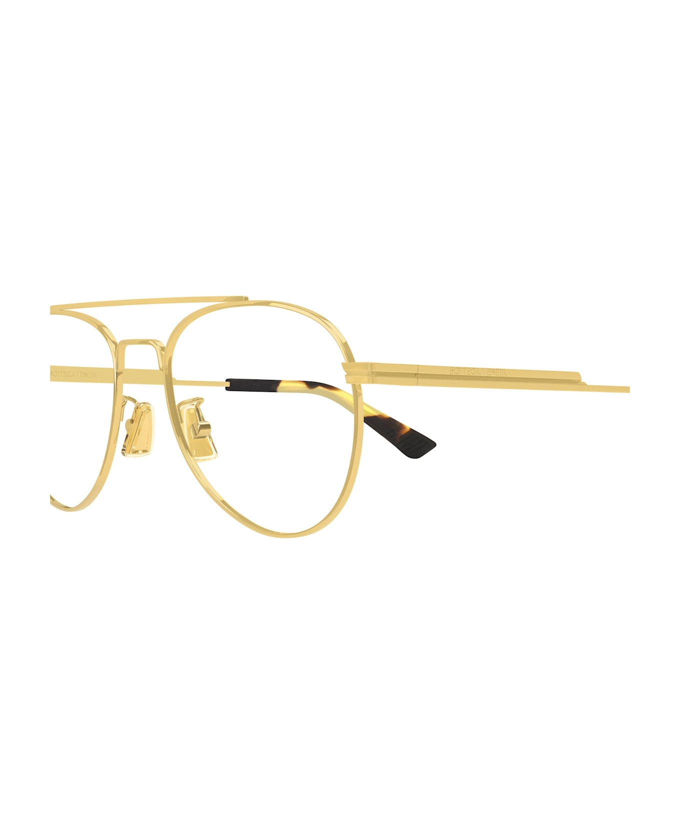 Bottega Veneta Eyewear Bv1340ok-001 - Gold Rx / Asian Fit Glasses - Gold