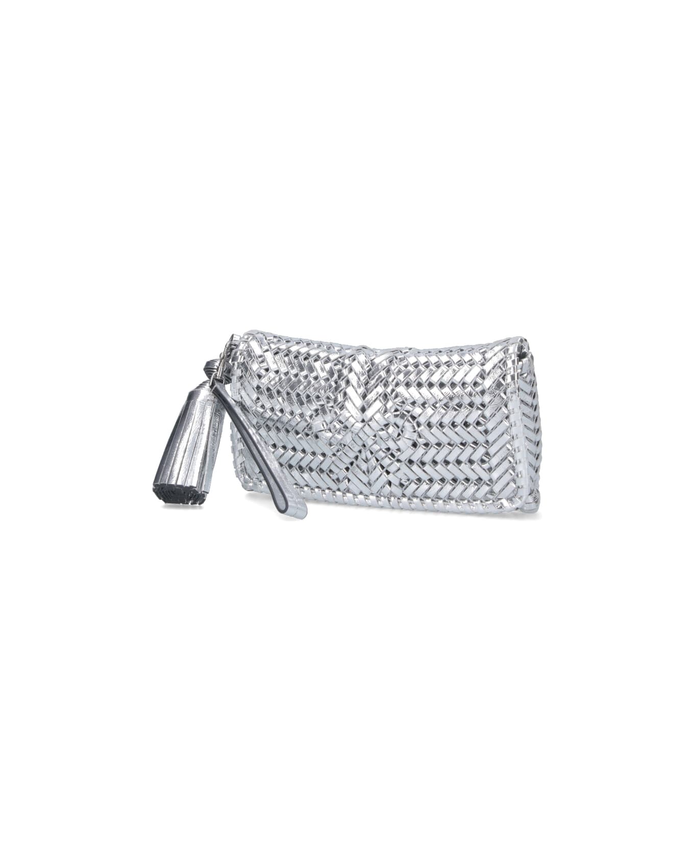 Anya Hindmarch "neeson" Clutch - Silver