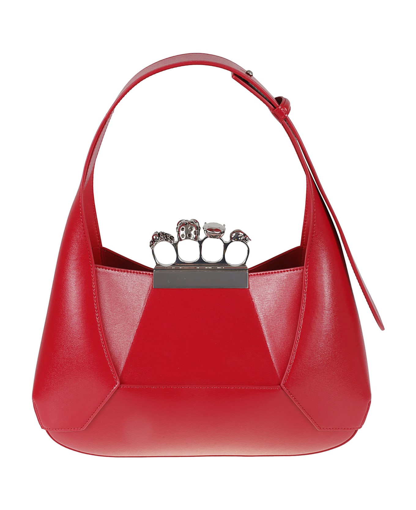 Alexander McQueen The Jeweled Hobo Bag - Welsh Red トートバッグ