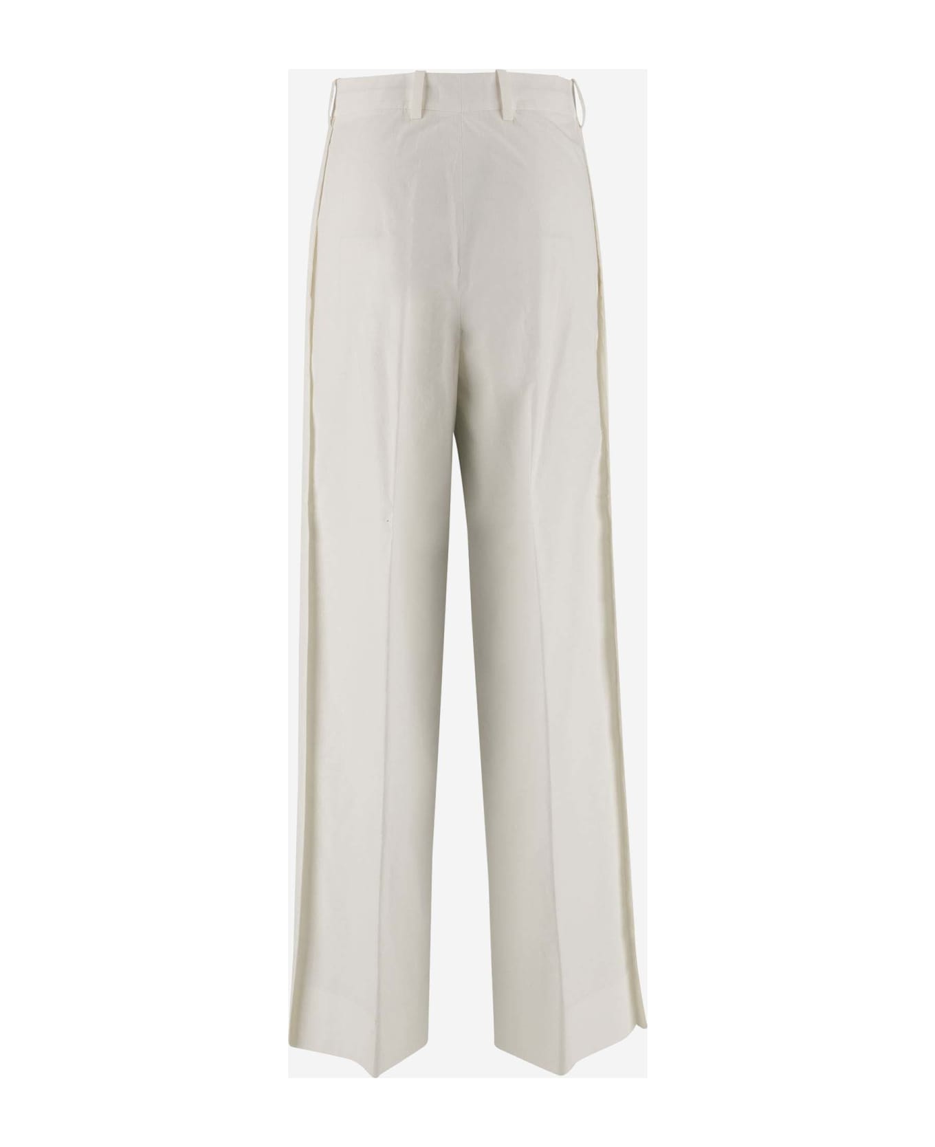 Armarium Cotton Poplin Pants - White