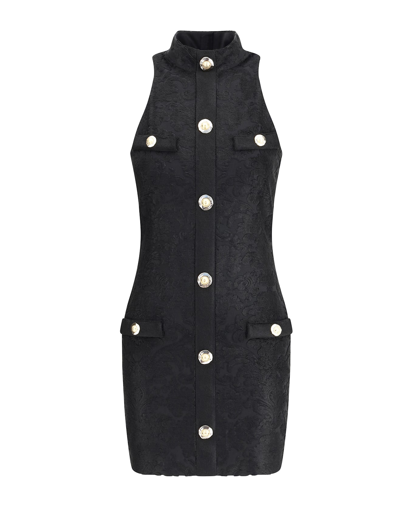 Balmain Baroque Short Dress